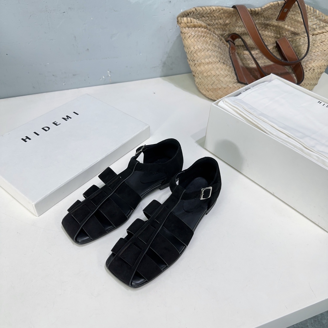 “High Quality HIDEMI 2024 Spring Summer Roman Shoes: Small Crowds, Stylish Design, Original Packaging” - 图片 7