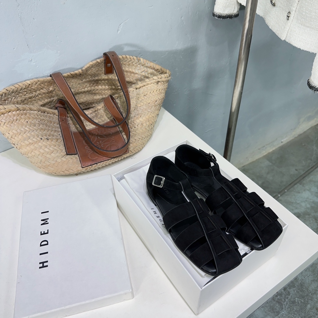 “High Quality HIDEMI 2024 Spring Summer Roman Shoes: Small Crowds, Stylish Design, Original Packaging” - 图片 3