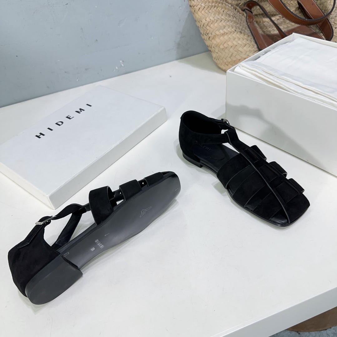 “High Quality HIDEMI 2024 Spring Summer Roman Shoes: Small Crowds, Stylish Design, Original Packaging” - 图片 9