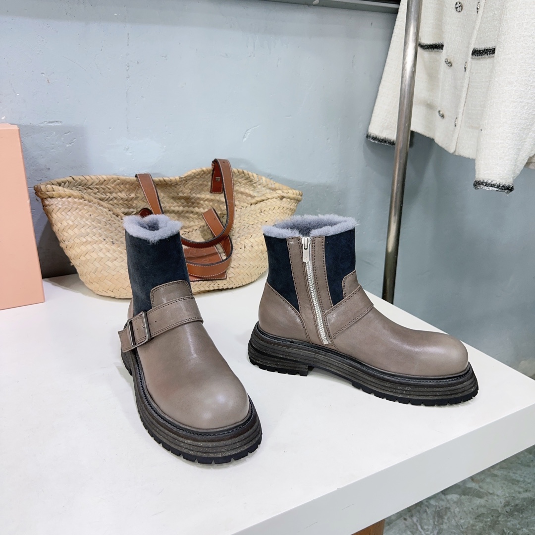 High-Quality AGL24 Leather Boots for Autumn and Winter Fashion - 图片 8