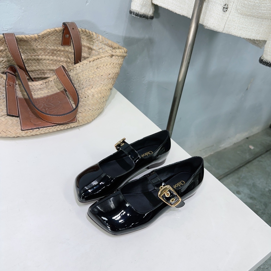 High-Quality Mary Jane Flat Shoes Inspired by Ballet – Imported Italian Leather, Soft Colors - 图片 2