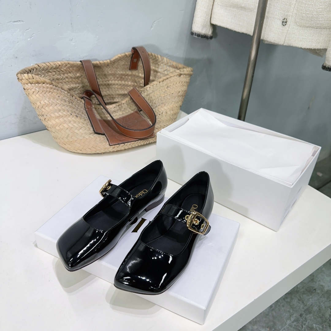 High-Quality Mary Jane Flat Shoes Inspired by Ballet – Imported Italian Leather, Soft Colors - 图片 6