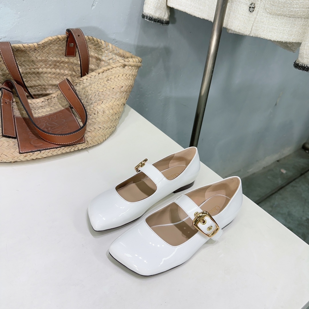 High-Quality Mary Jane Flat Shoes Inspired by Ballet, Imported from Italy - 图片 8