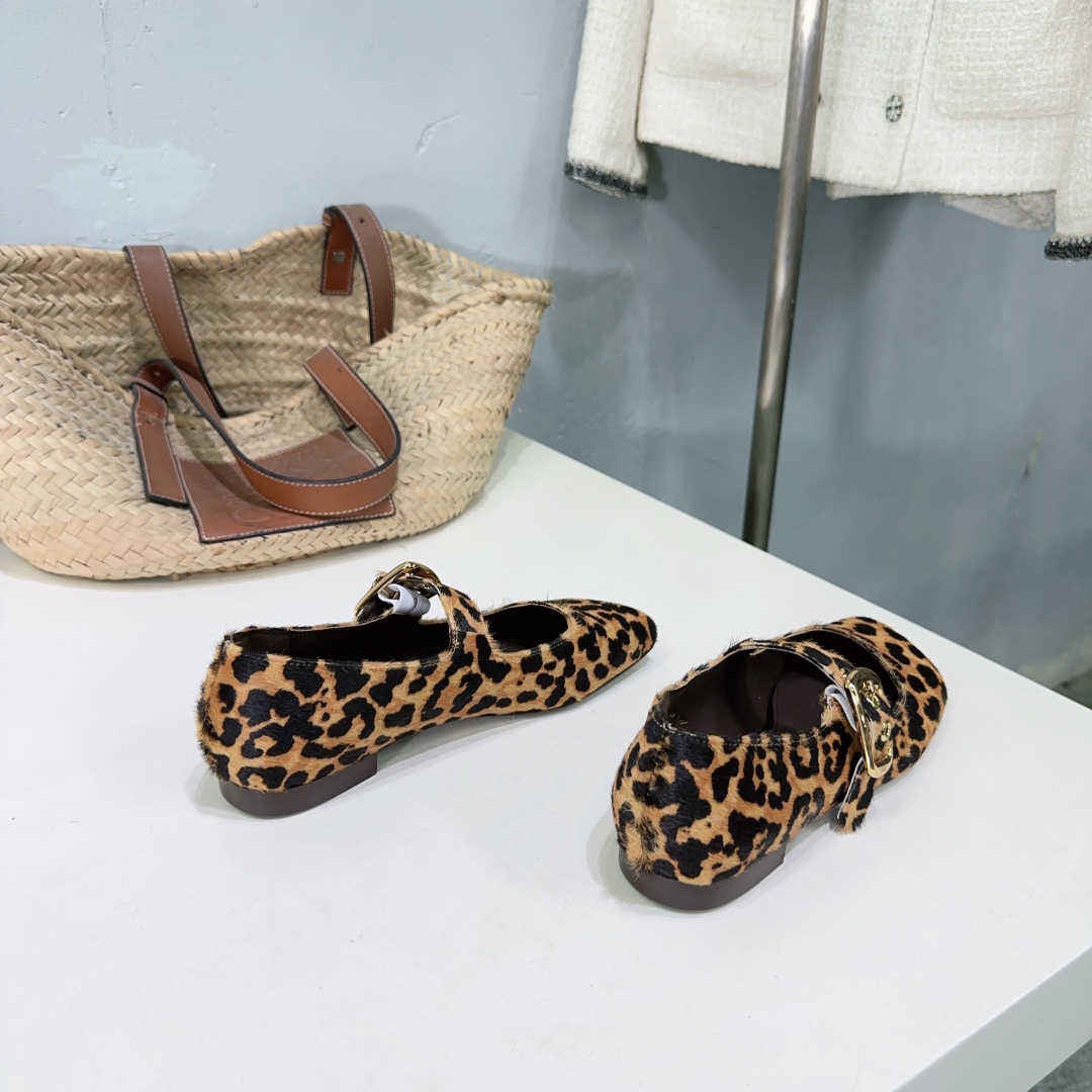 High-Quality Mary Jane Flat Shoes Inspired by Ballet – Imported Italian Leather, Various Sizes - 图片 5