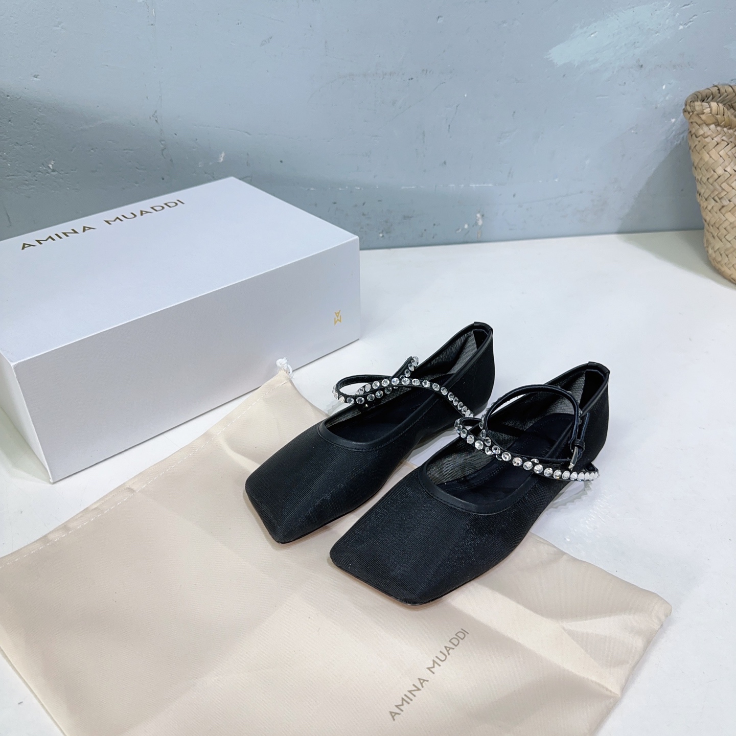 High Quality French Ballet Shoes with Original Gauze and Czech Drilling – Amina Muaddi 2025 Collection - 图片 9