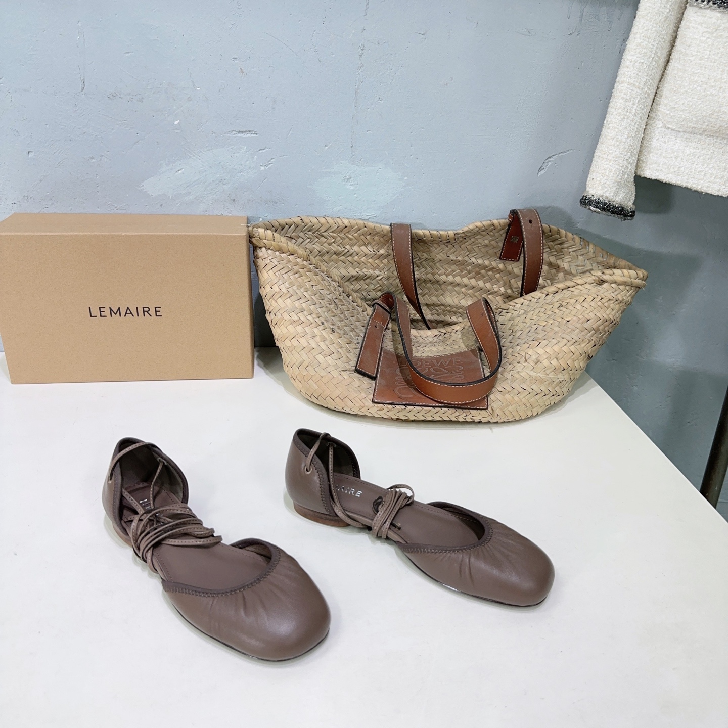 LEMAIRE Mary Jane Ballet Shoes: High-Quality Italian Imports, Stylish and Comfortable.