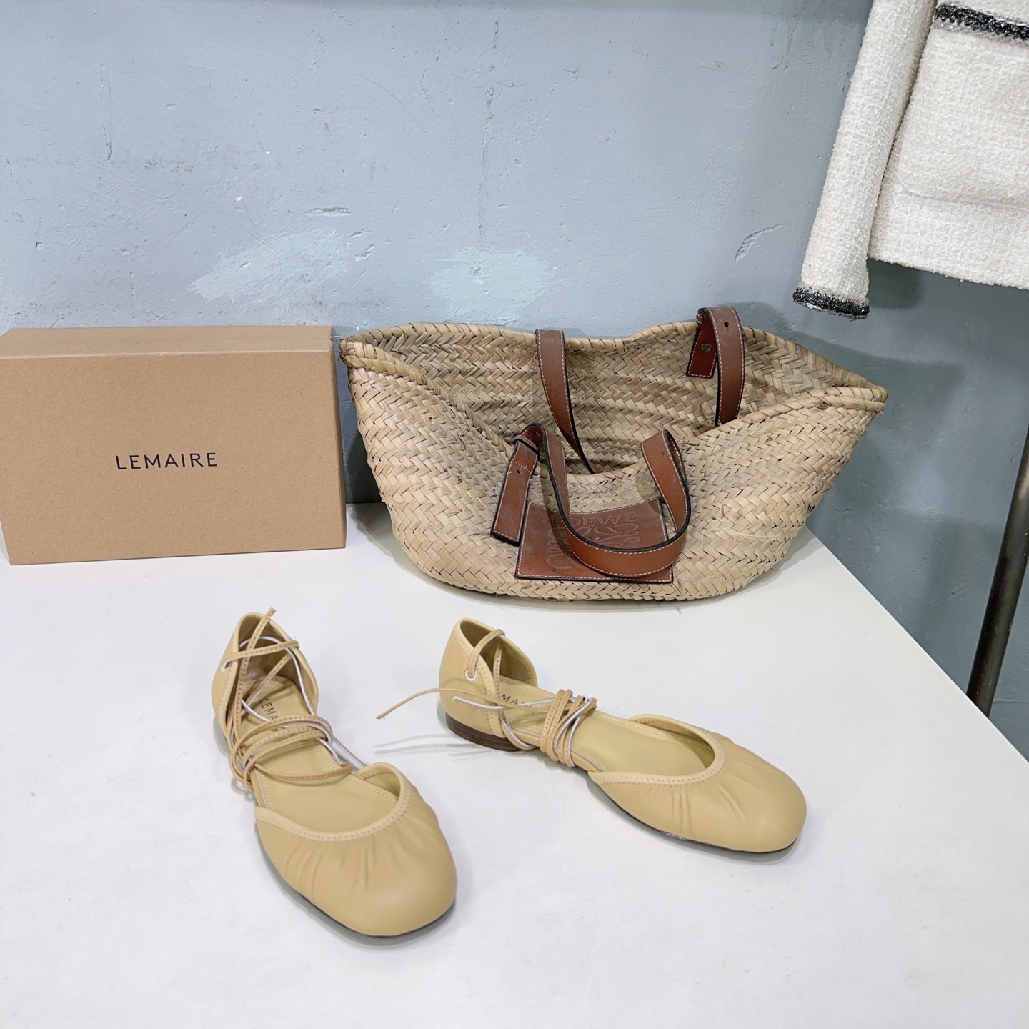 LEMAIRE Mary Jane Ballet Shoebels: High-Quality Heelless Sandals, Italian Import, Lazy Chic Yellow