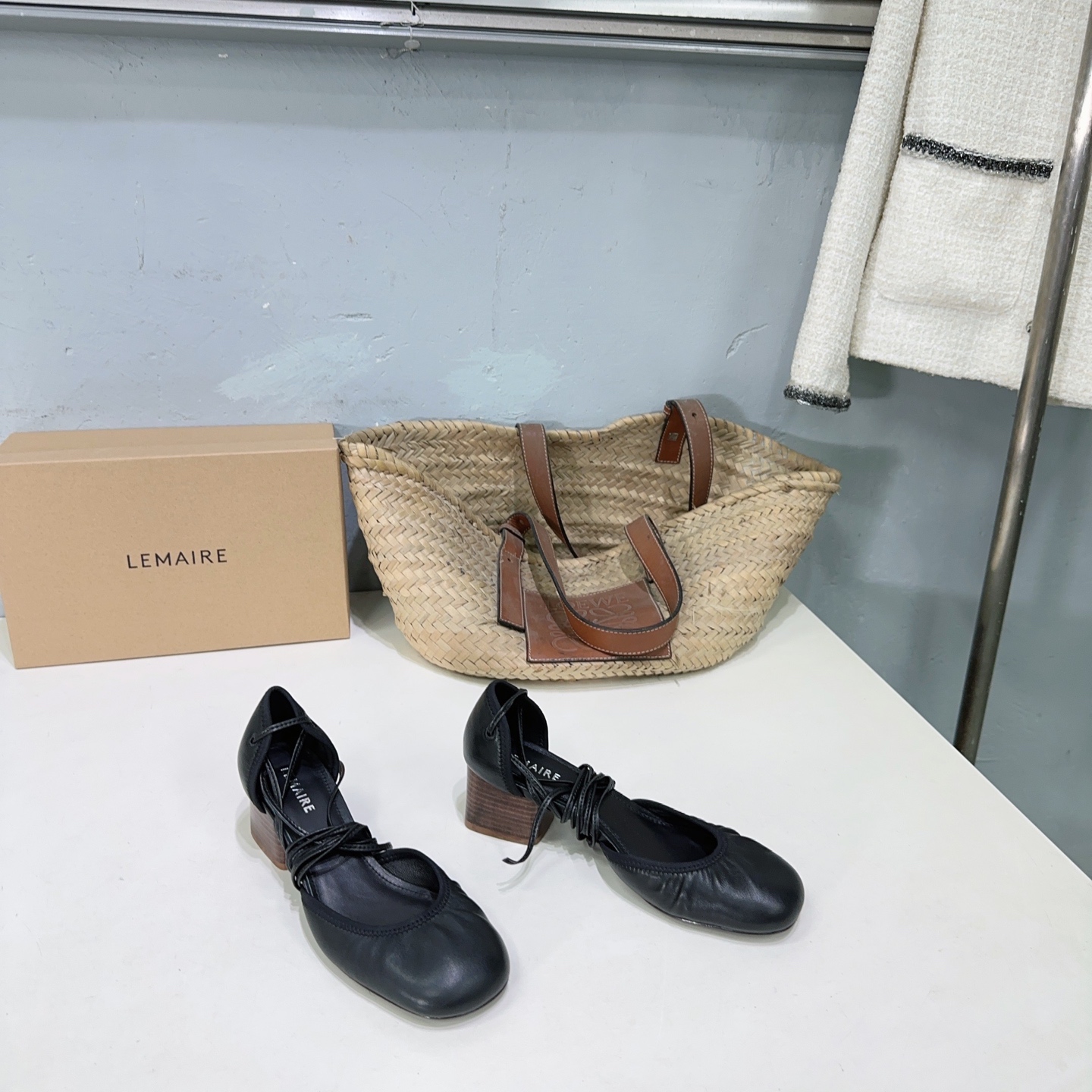 LEMAIRE Mary Jane Ballet Shoebels: High-Quality Heelless Sandals, Lazy Yellow, Imported from Italy.