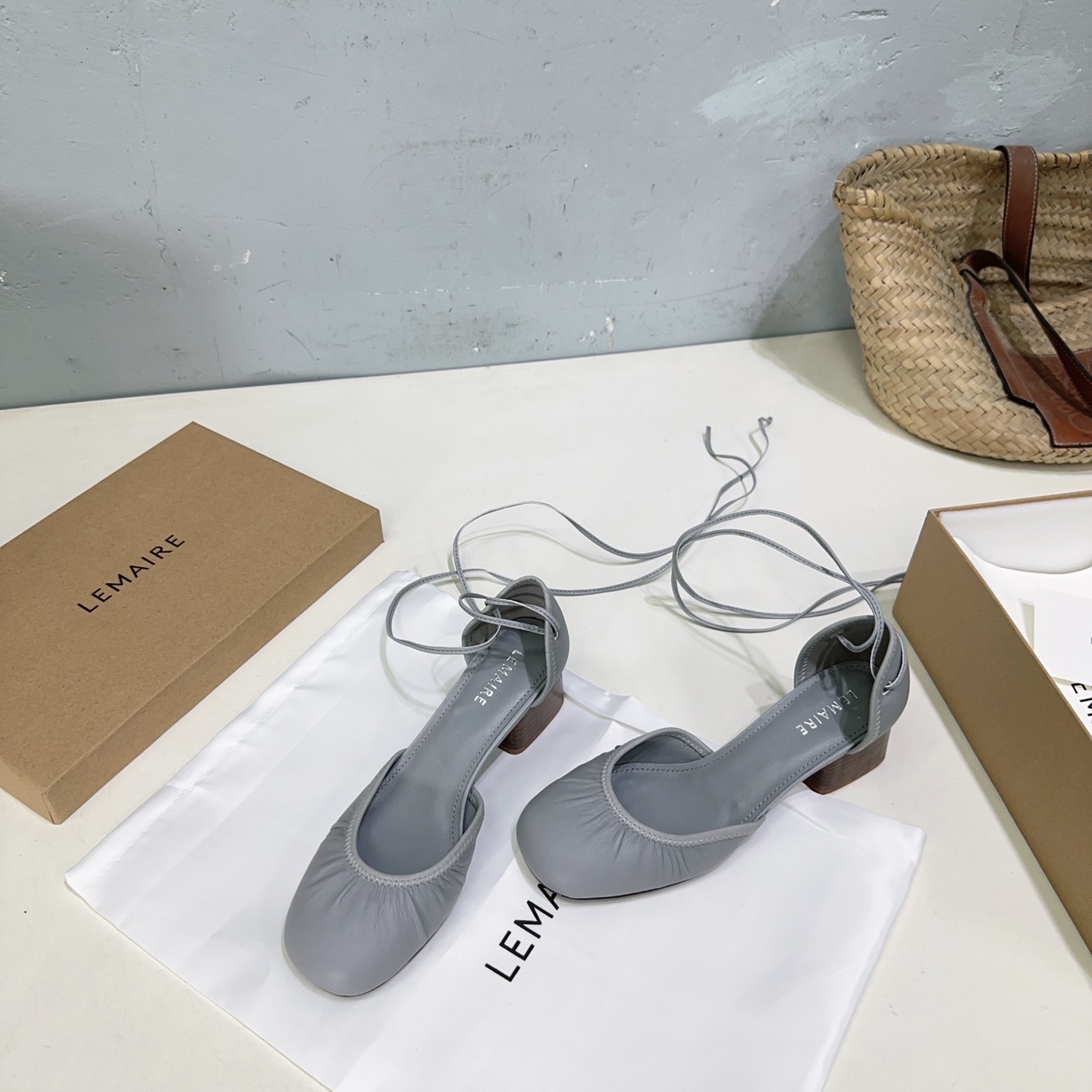 High-Quality LEMAIRE Mary Jane Ballet Shoes: Stylish, Comfortable, Imported from Italy. - 图片 8
