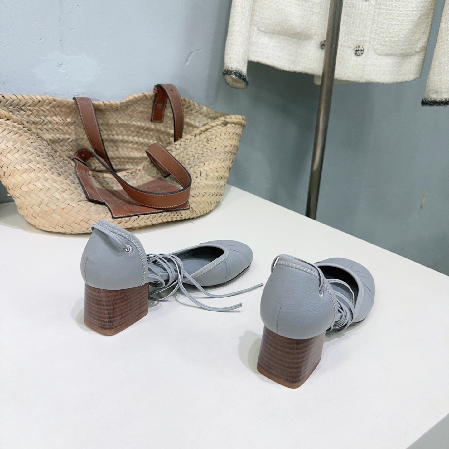 High-Quality LEMAIRE Mary Jane Ballet Shoes: Stylish, Comfortable, Imported from Italy. - 图片 5