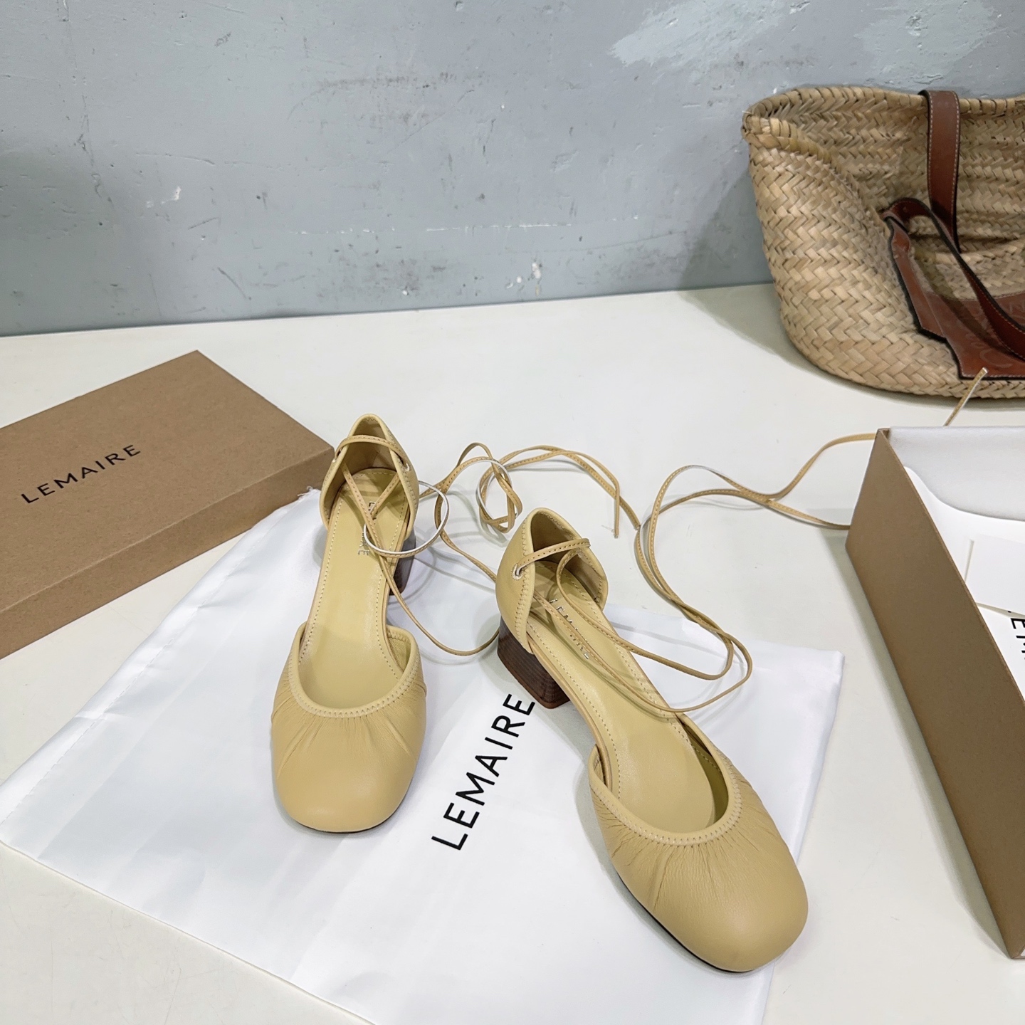 LEMAIRE Mary Jane Ballet Shoebels: High-Quality Italian Import, Flat Heelless Sandals - 图片 8