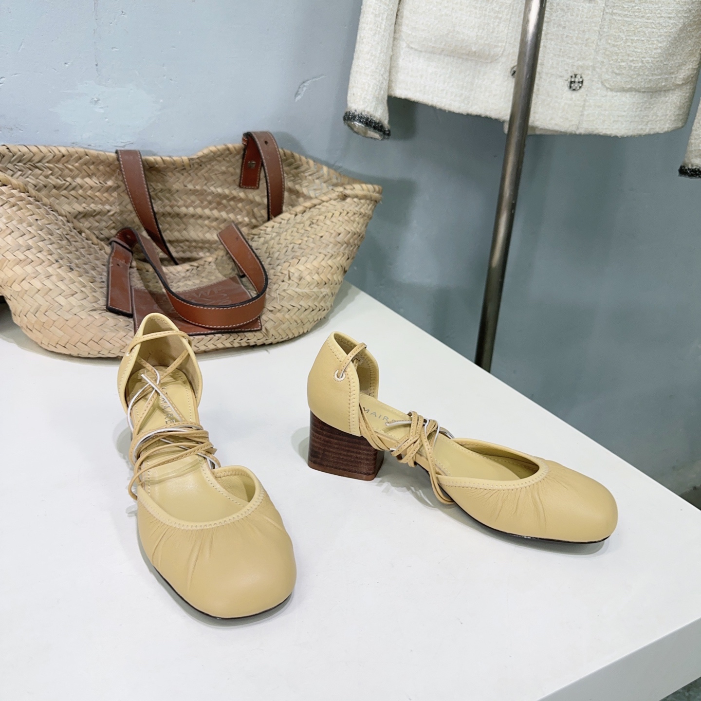 LEMAIRE Mary Jane Ballet Shoebels: High-Quality Italian Import, Flat Heelless Sandals - 图片 2