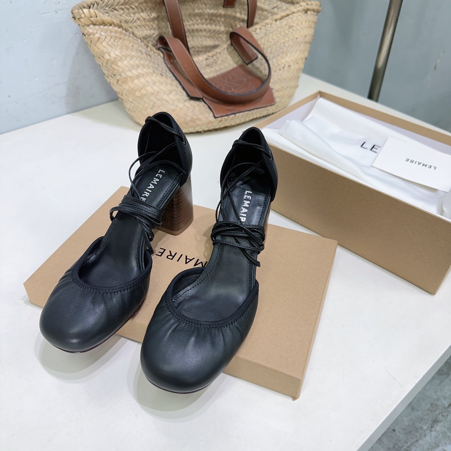 LEMAIRE Mary Jane Ballet Shoebels: High-Quality Italian Imported Flats, Heelless, Cozy and Stylish! - 图片 5