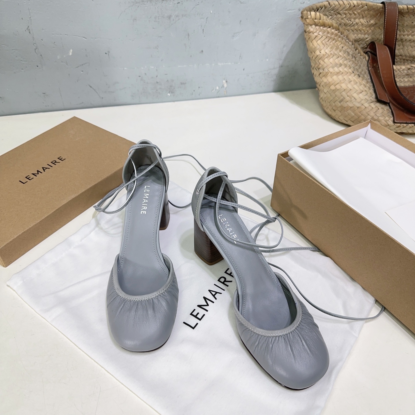LEMAIRE Mary Jane Ballet Shoebels: High-Quality Italian Import, Heelless Sandals in Lazy Yellow - 图片 9