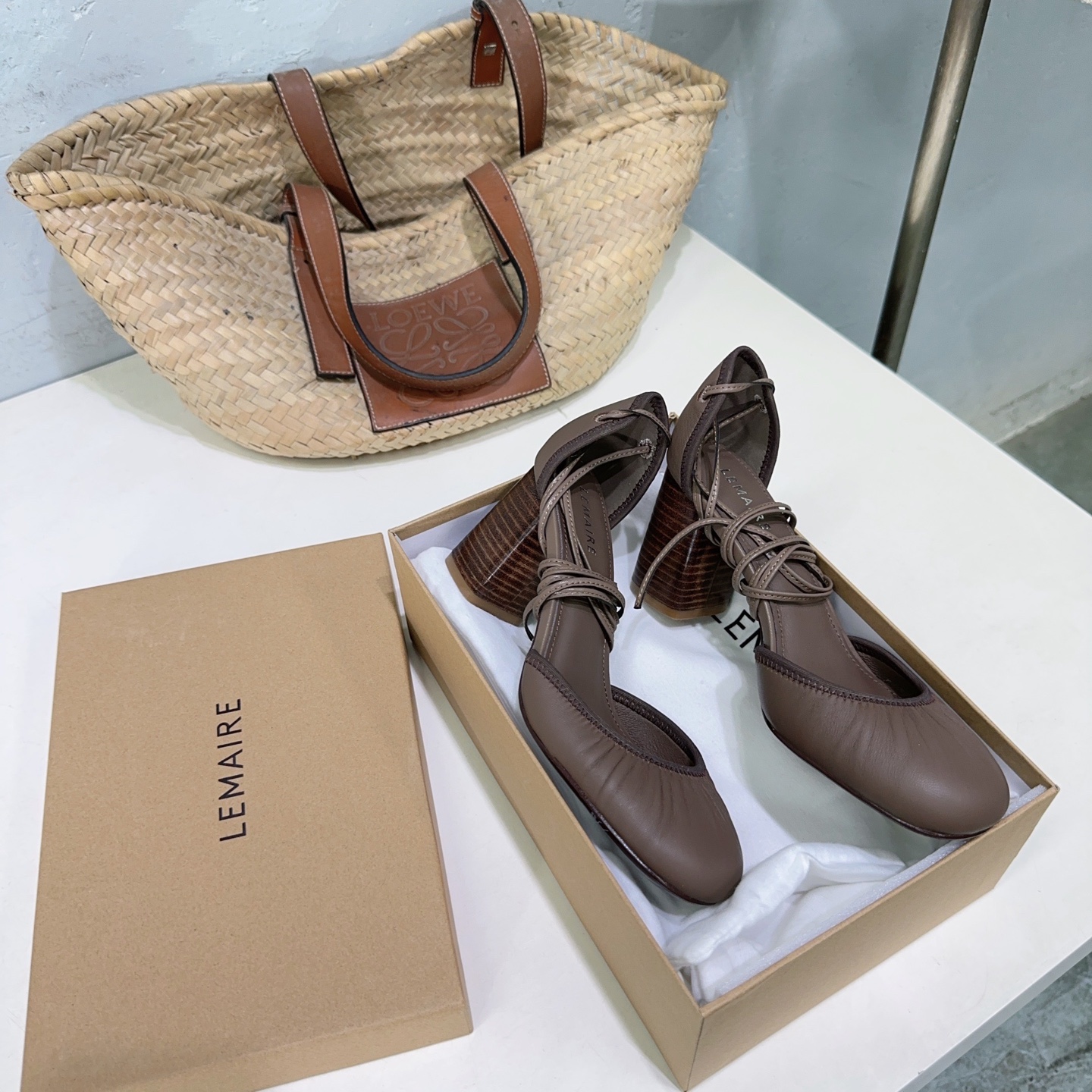 High-Quality LEMAIRE Mary Jane Ballet Shoes: Italian Import, Flat-Bedded, Heelless, 25 Seasons. - 图片 5