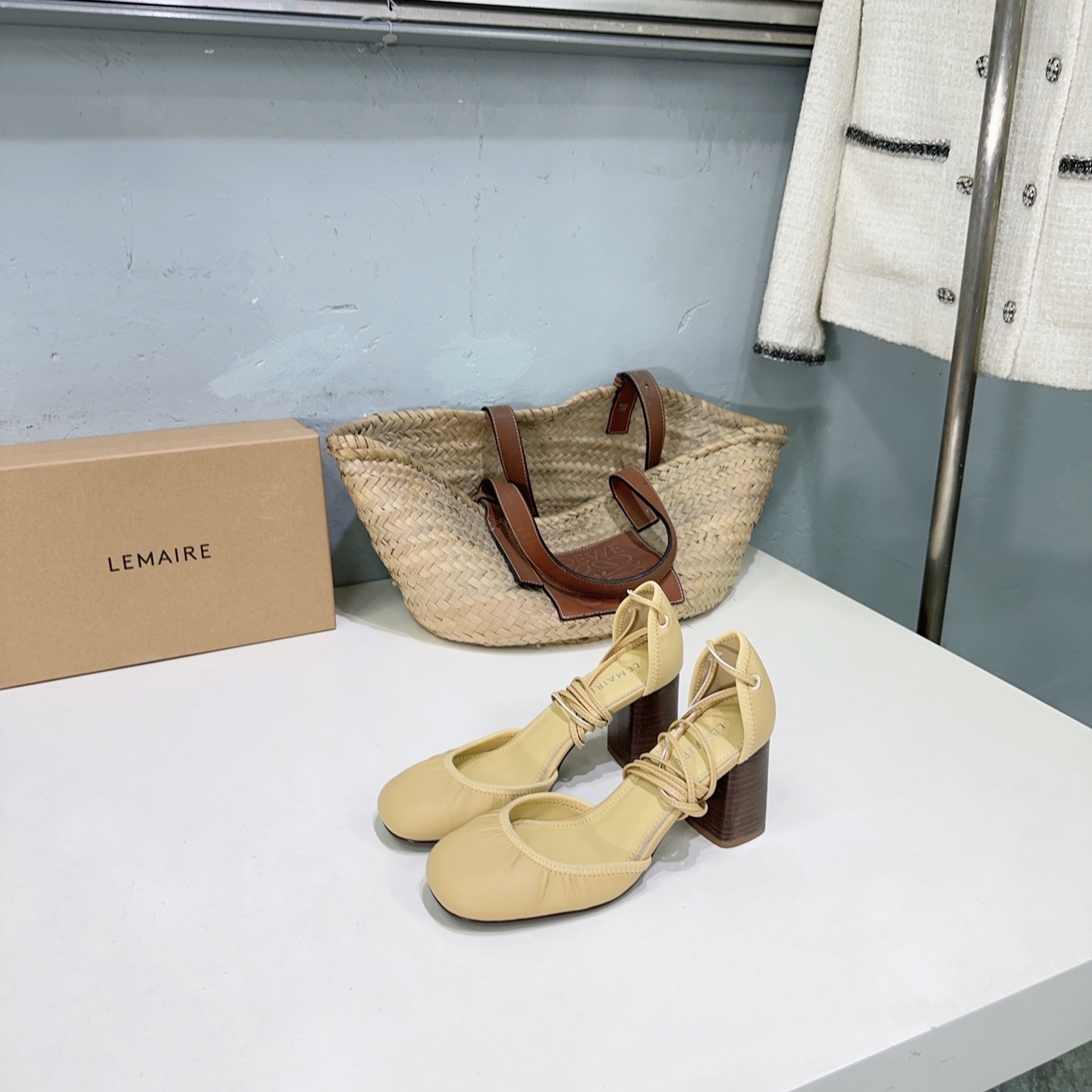 High-Quality LEMAIRE Mary Jane Ballet Shoes: Italian Imported Solids, Flat-Bottom, Heelless, Cozy, Stylish. - 图片 2