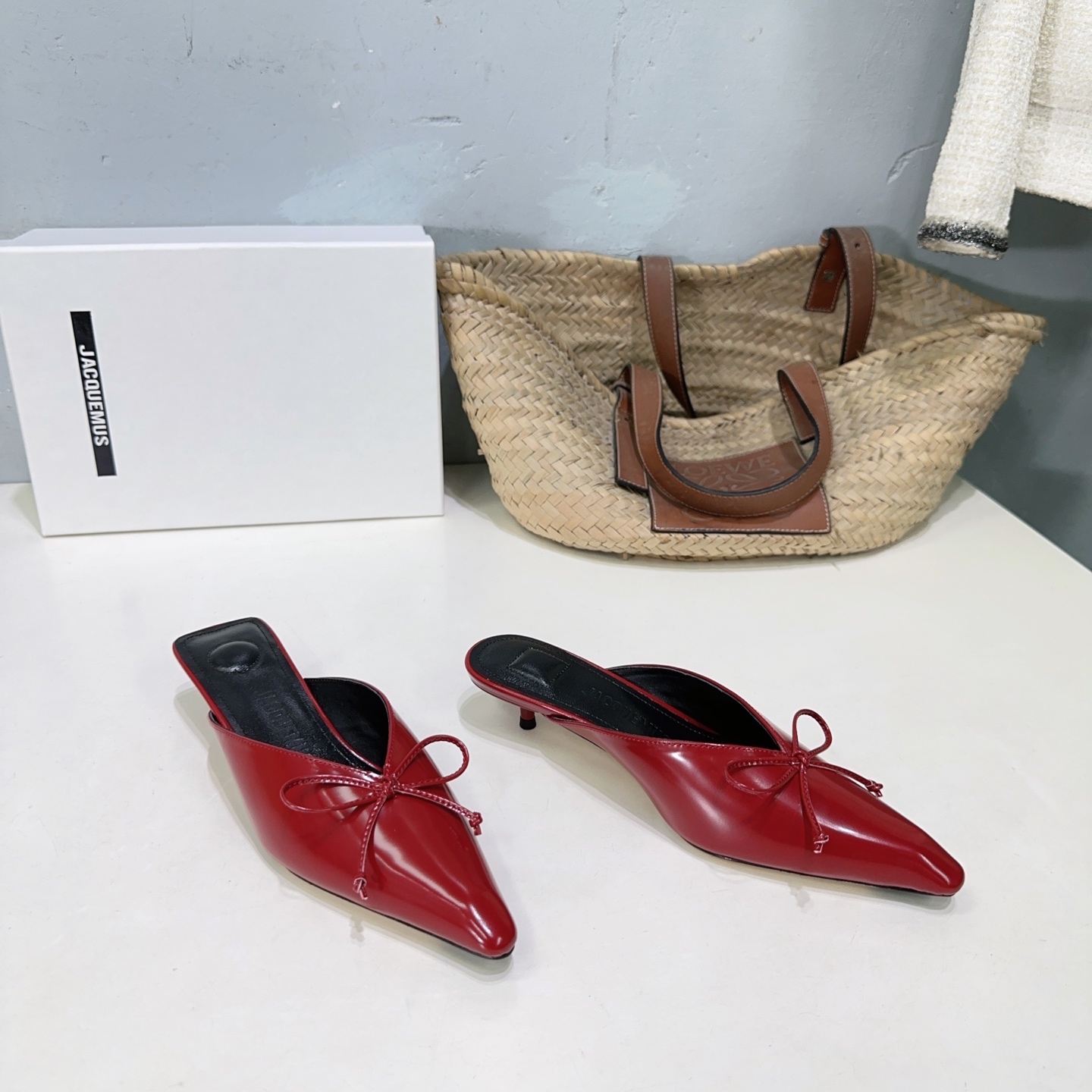 High-Quality Exit 675: Jacquesquemus Pointy Cat-Back Shoes for Elegant Summer Style - 图片 7