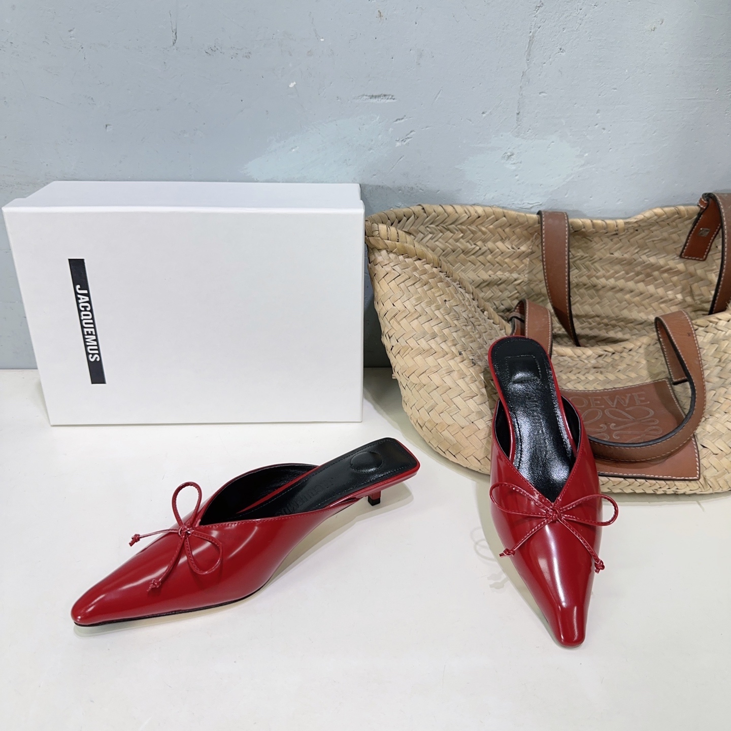 High-Quality Exit 675: Jacquesquemus Pointy Cat-Back Shoes for Elegant Summer Style - 图片 8