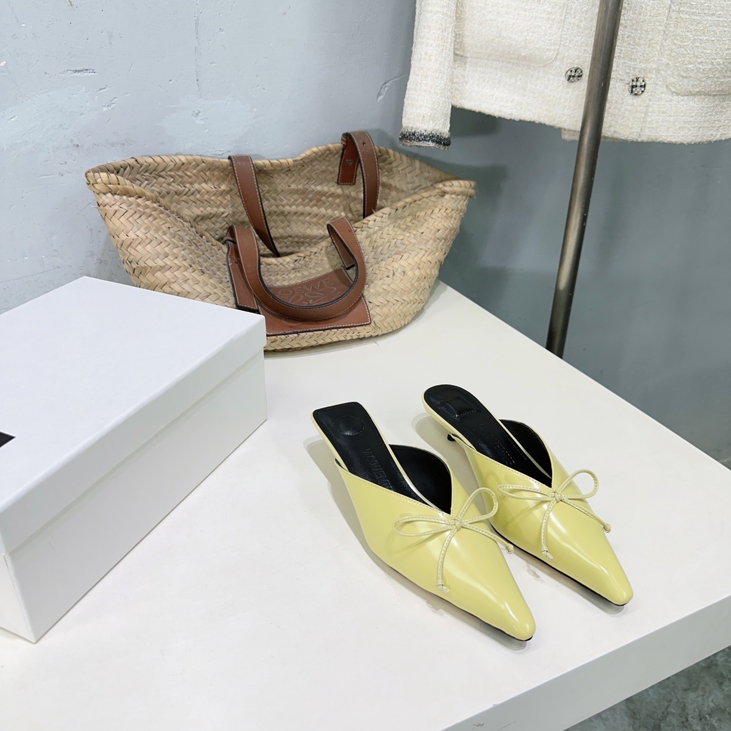 High-Quality Jacquesquemus Shoes: Elegant, Sexy, and Stylish Butterfly Knot Design - 图片 4