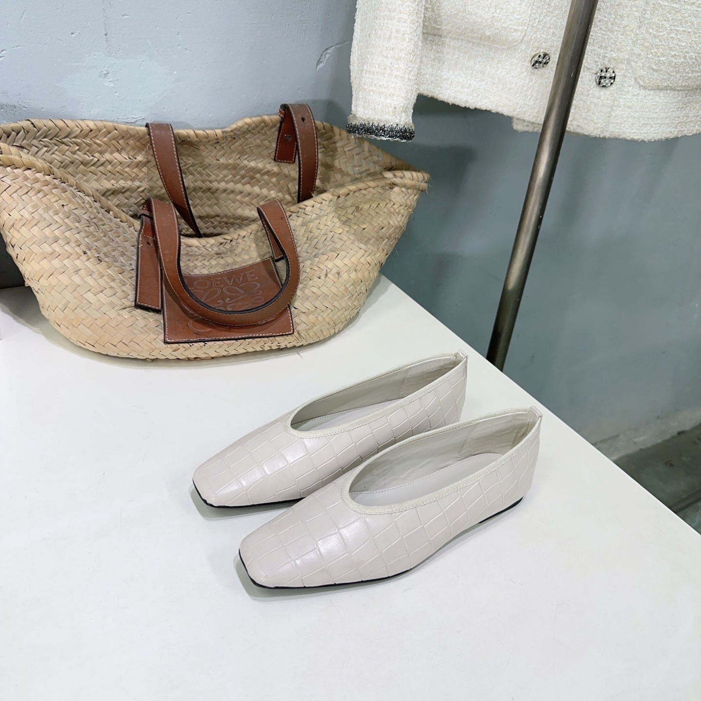 “High-Quality Toteme 25 Spring/Summer Mary Jane Grandma Shoes – Imported Italian Leather” - 图片 3