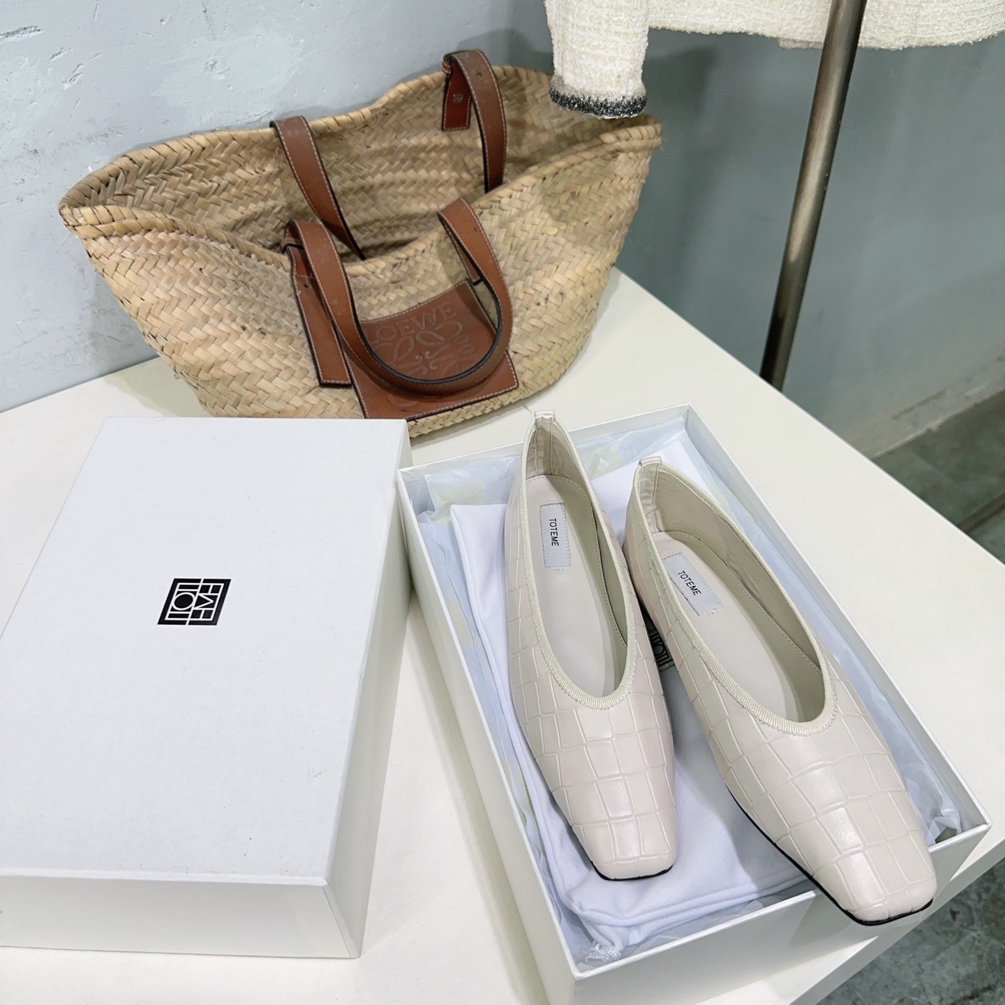 “High-Quality Toteme 25 Spring/Summer Mary Jane Grandma Shoes – Imported Italian Leather” - 图片 9