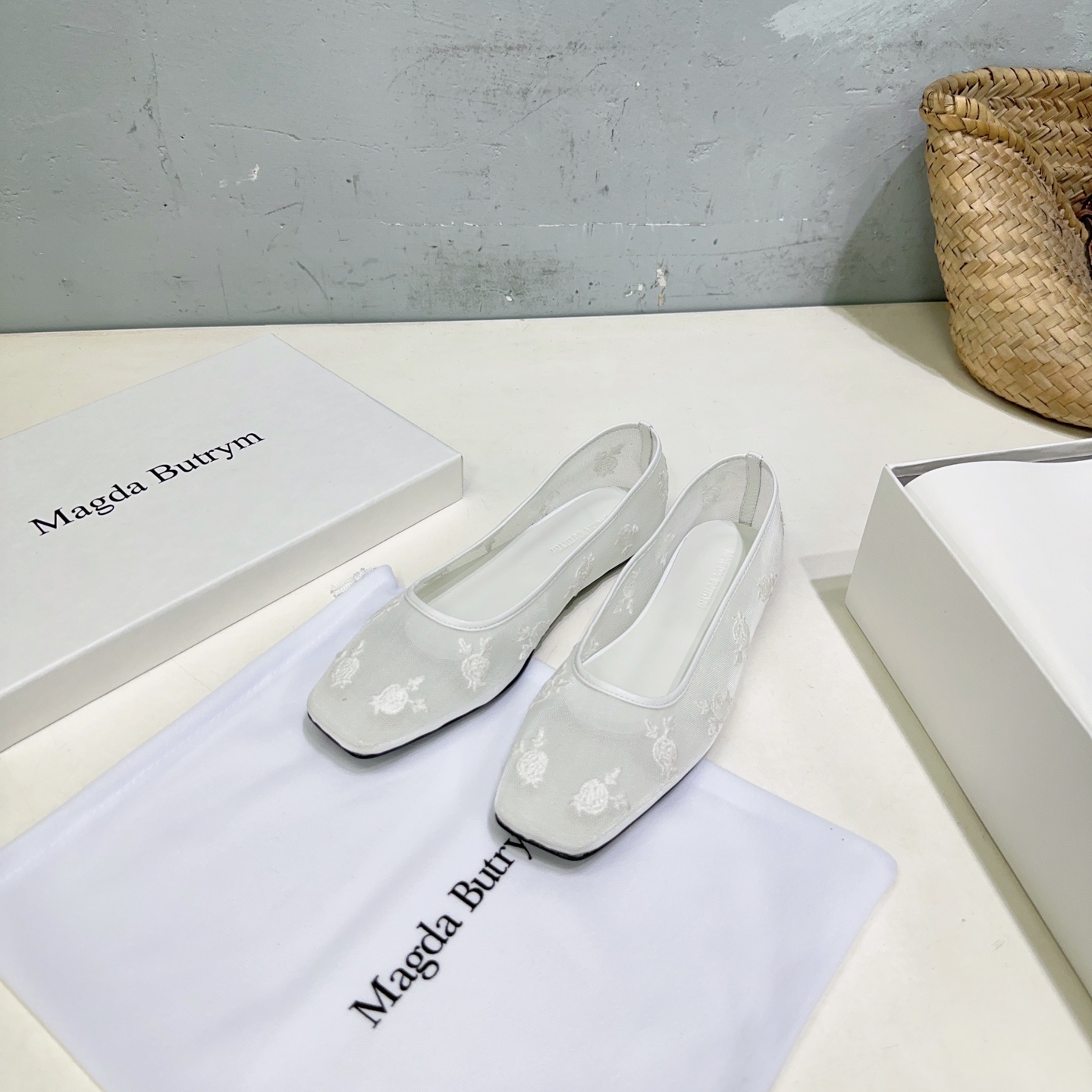High-Quality Embroidered Shoes by Magda Butrym for Spring and Summer