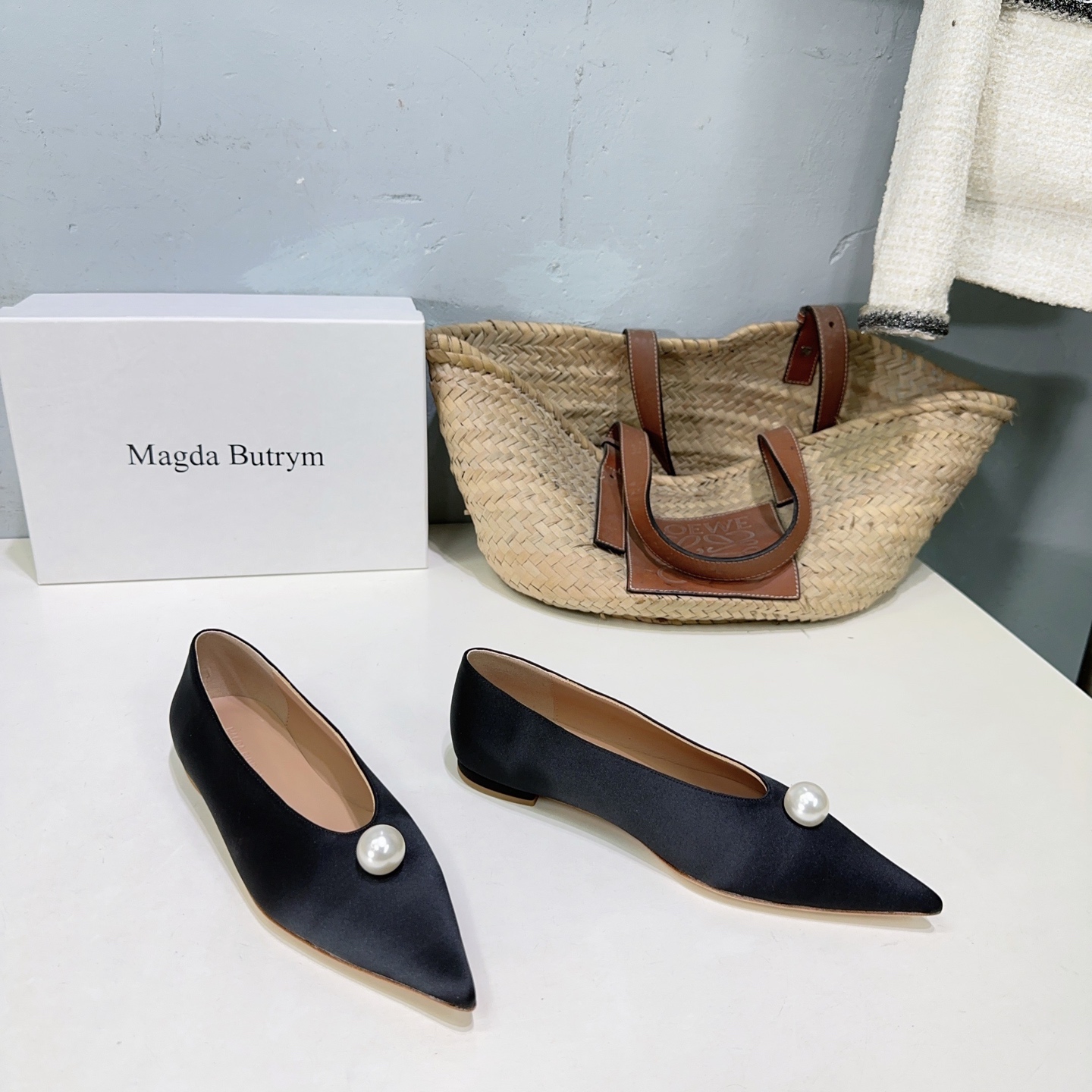 Luxurious Silk Ballet Shoes by Magda Butrym: High Quality Exit 675 Collection