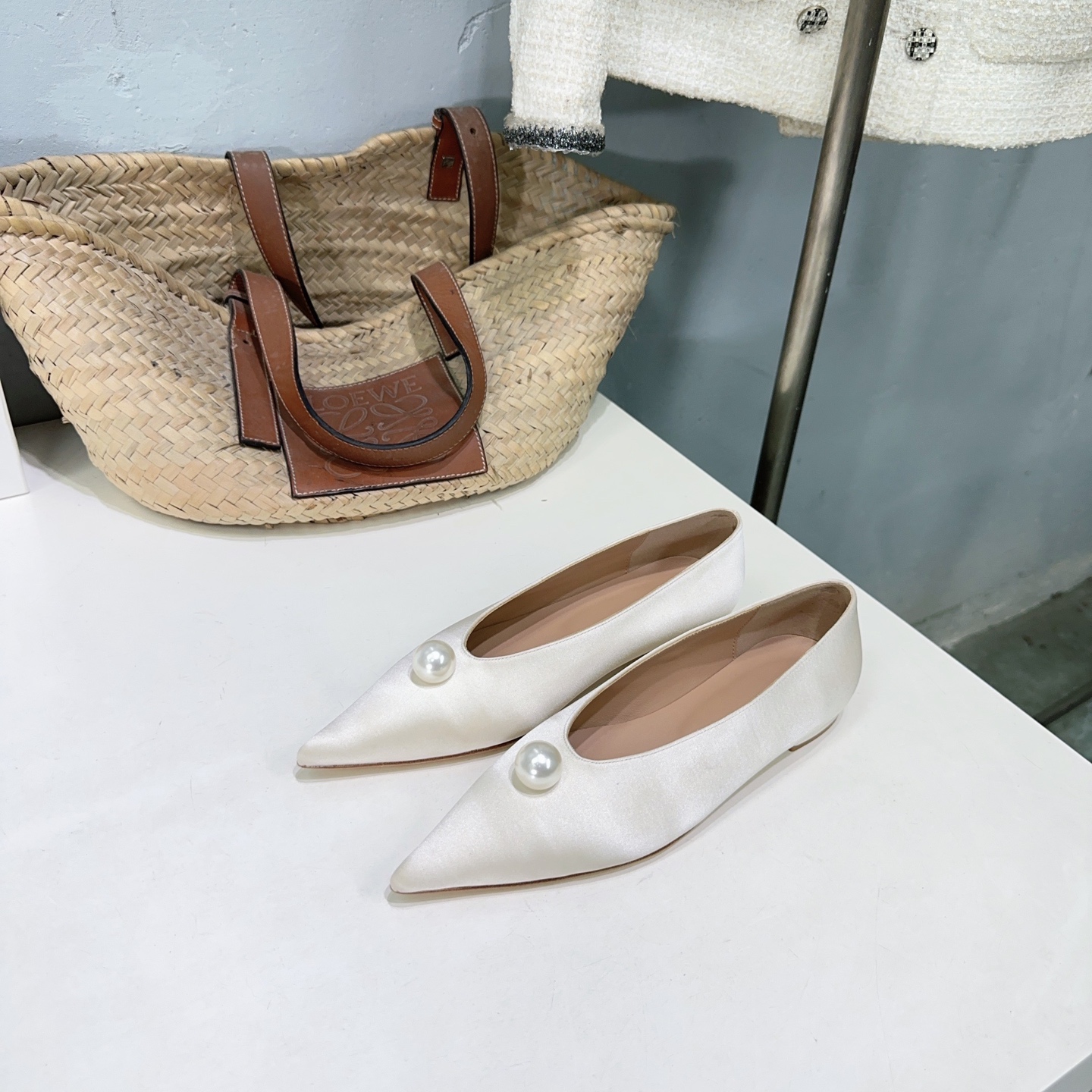 High Quality Magda Butrym Silky Ballet Shoes for Spring/Summer with Imported Leather - 图片 7