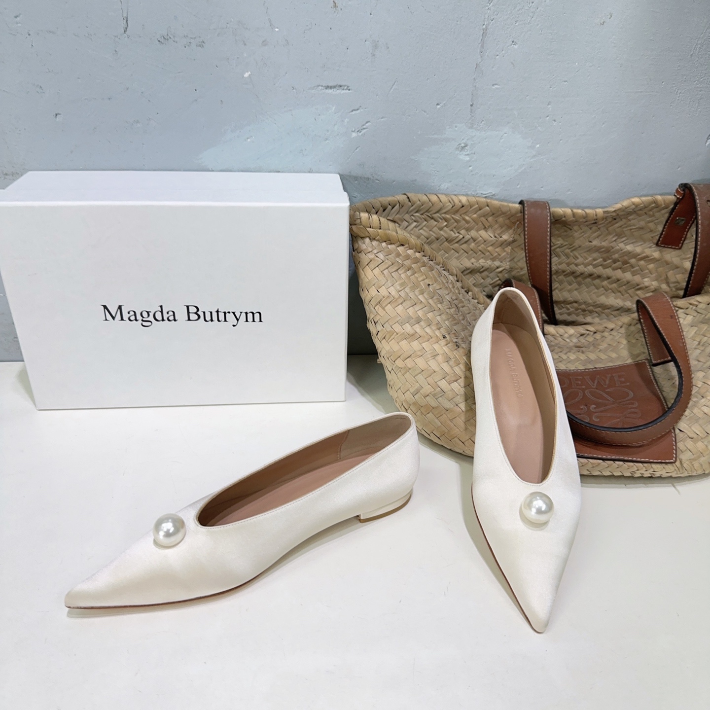 High Quality Magda Butrym Silky Ballet Shoes for Spring/Summer with Imported Leather - 图片 6