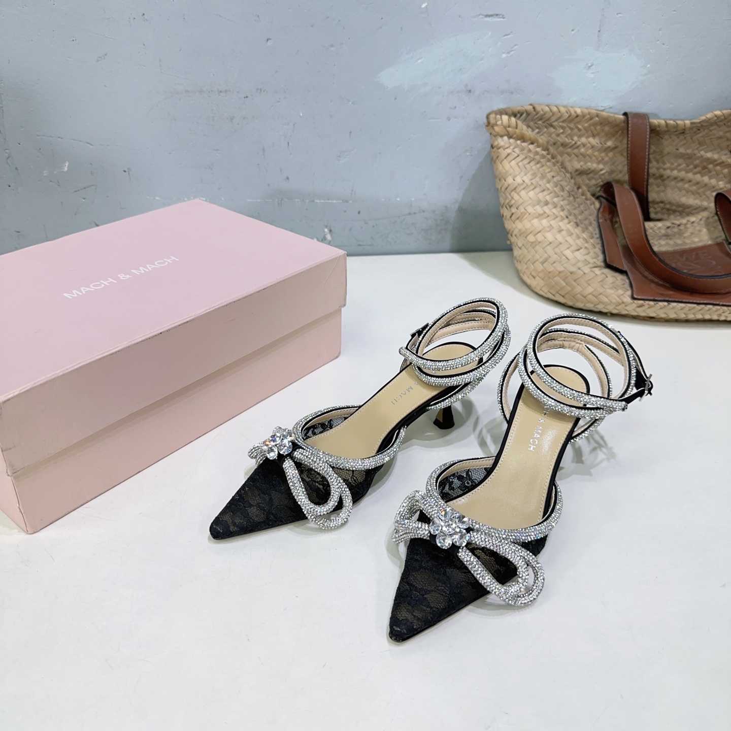 High Quality Crystal High Heels: Elegant Style with Imported Materials, Various Sizes Available - 图片 6