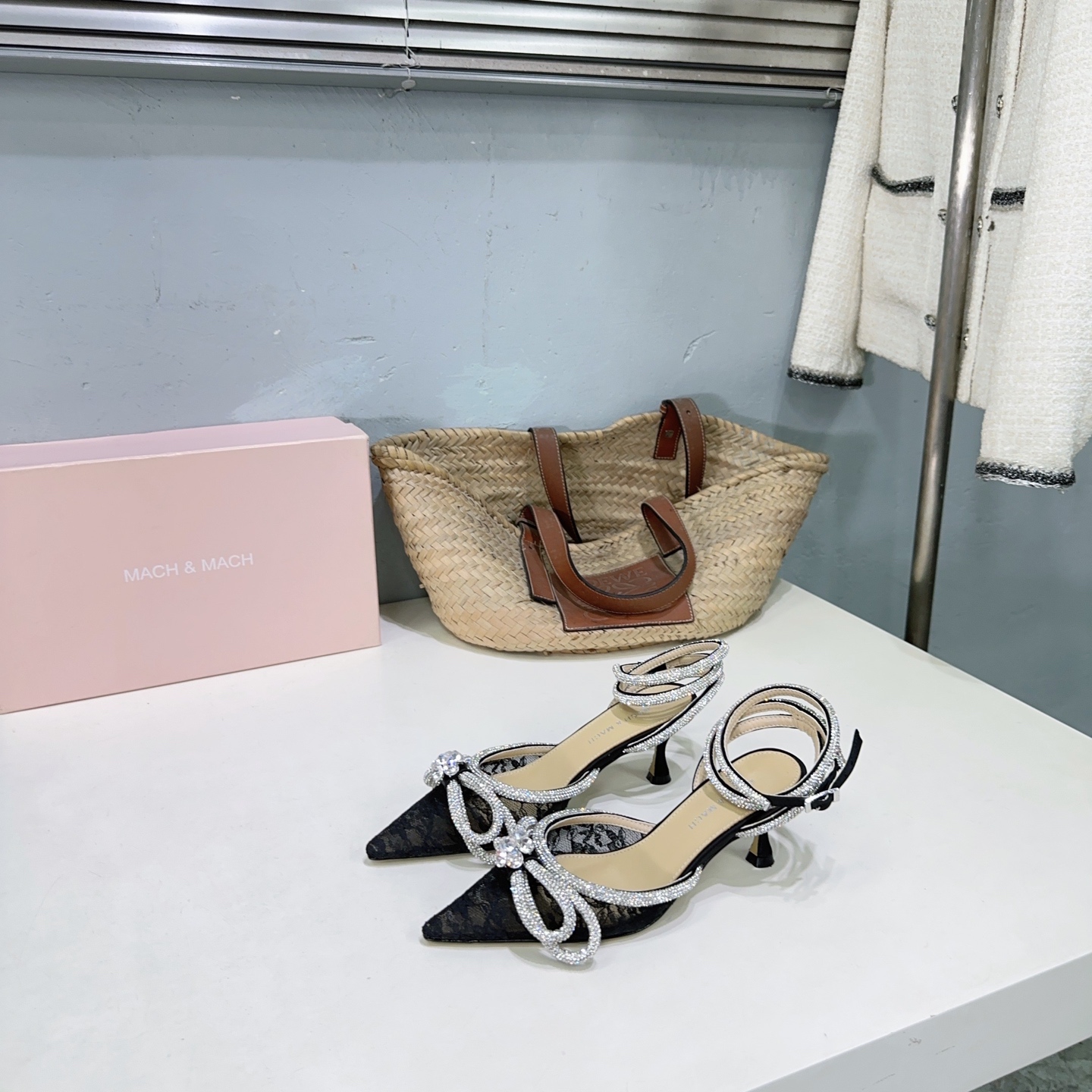 High Quality Crystal High Heels: Elegant Style with Imported Materials, Various Sizes Available - 图片 2
