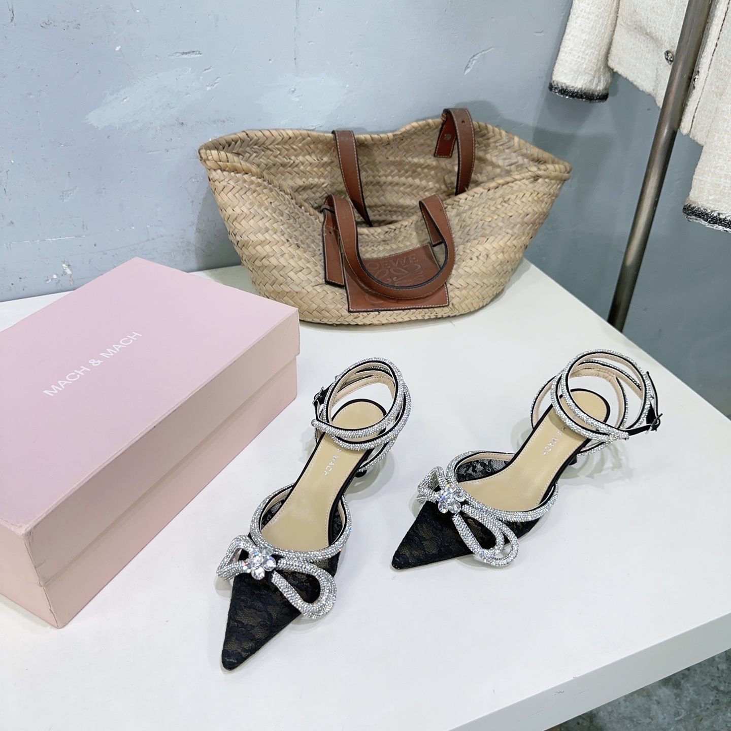 High Quality Crystal High Heels: Elegant Style with Imported Materials, Various Sizes Available - 图片 5