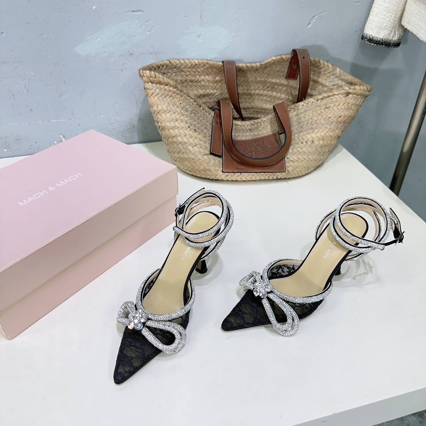 High-Quality Crystal Embellished High Heels for Spring and Summer Fashion - 图片 5