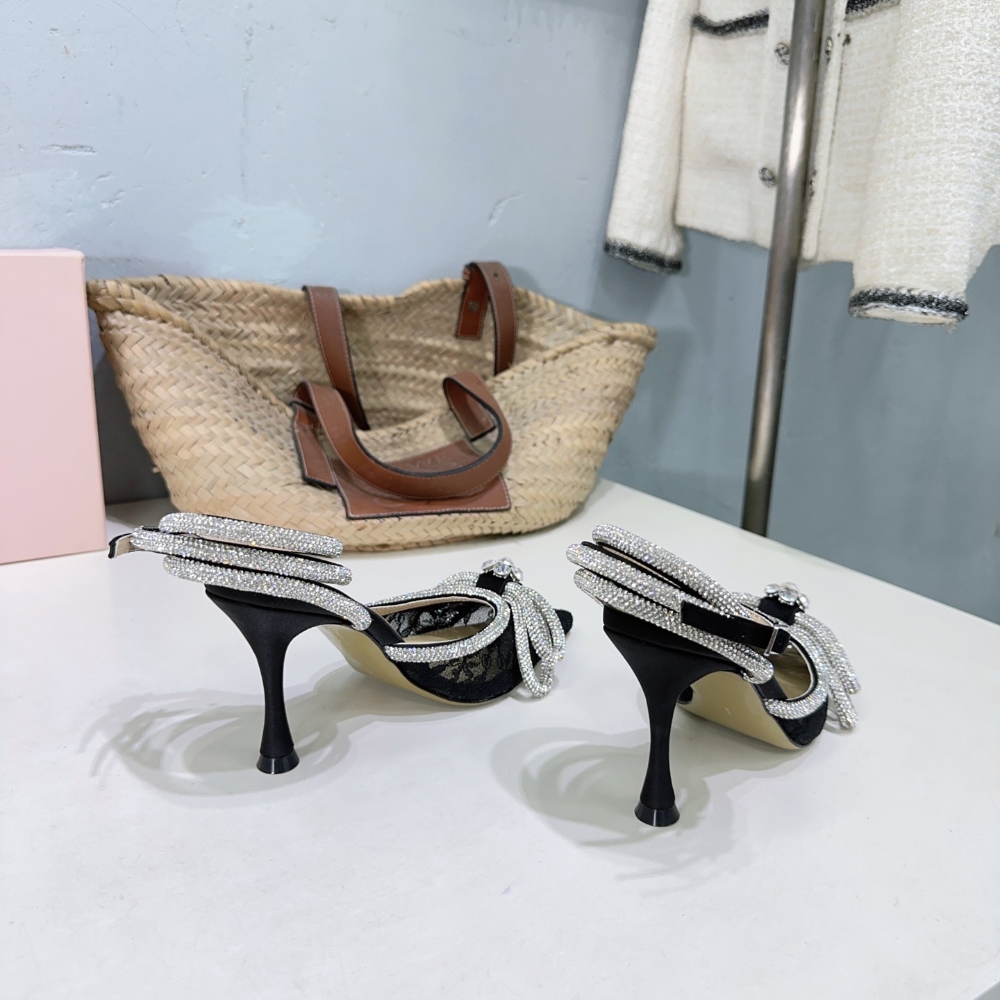 High-Quality Crystal Embellished High Heels for Spring and Summer Fashion - 图片 3