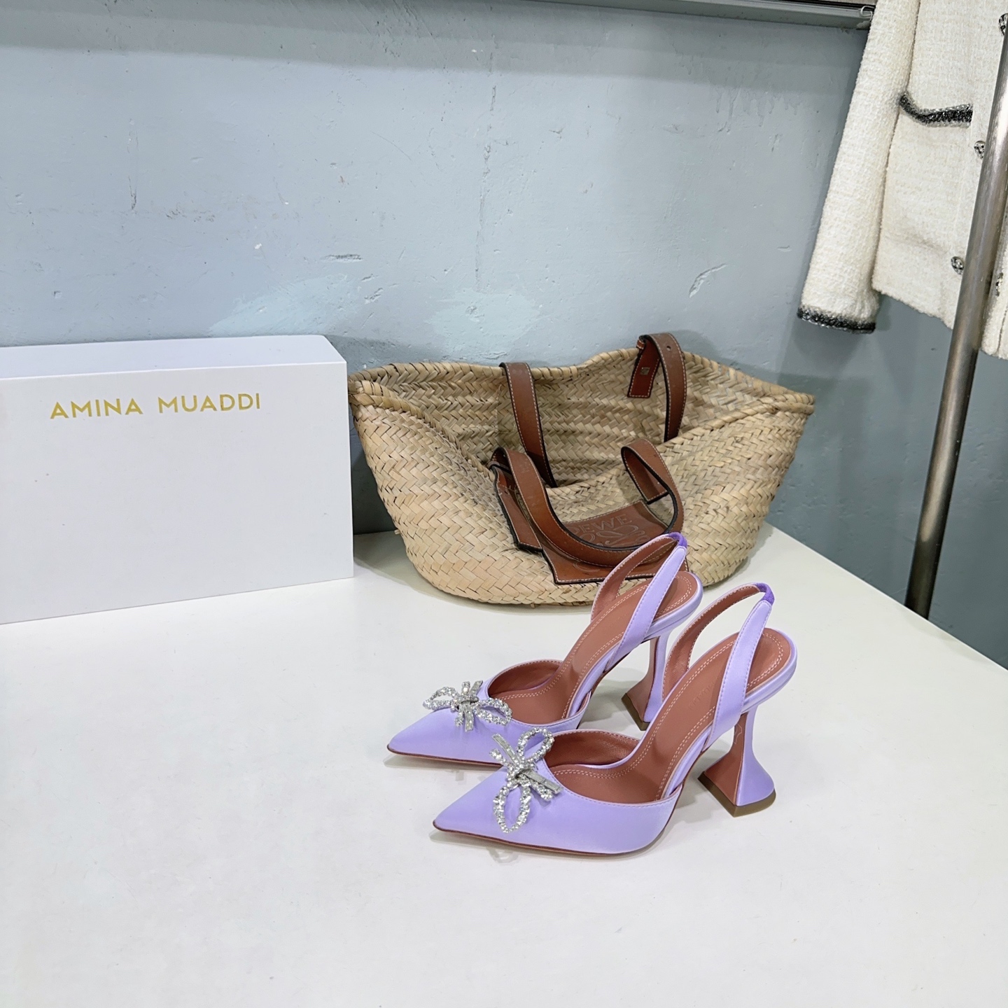 High Quality Amina Muaddi Heel Shoes: Spring Collection with Unique Design - 图片 1