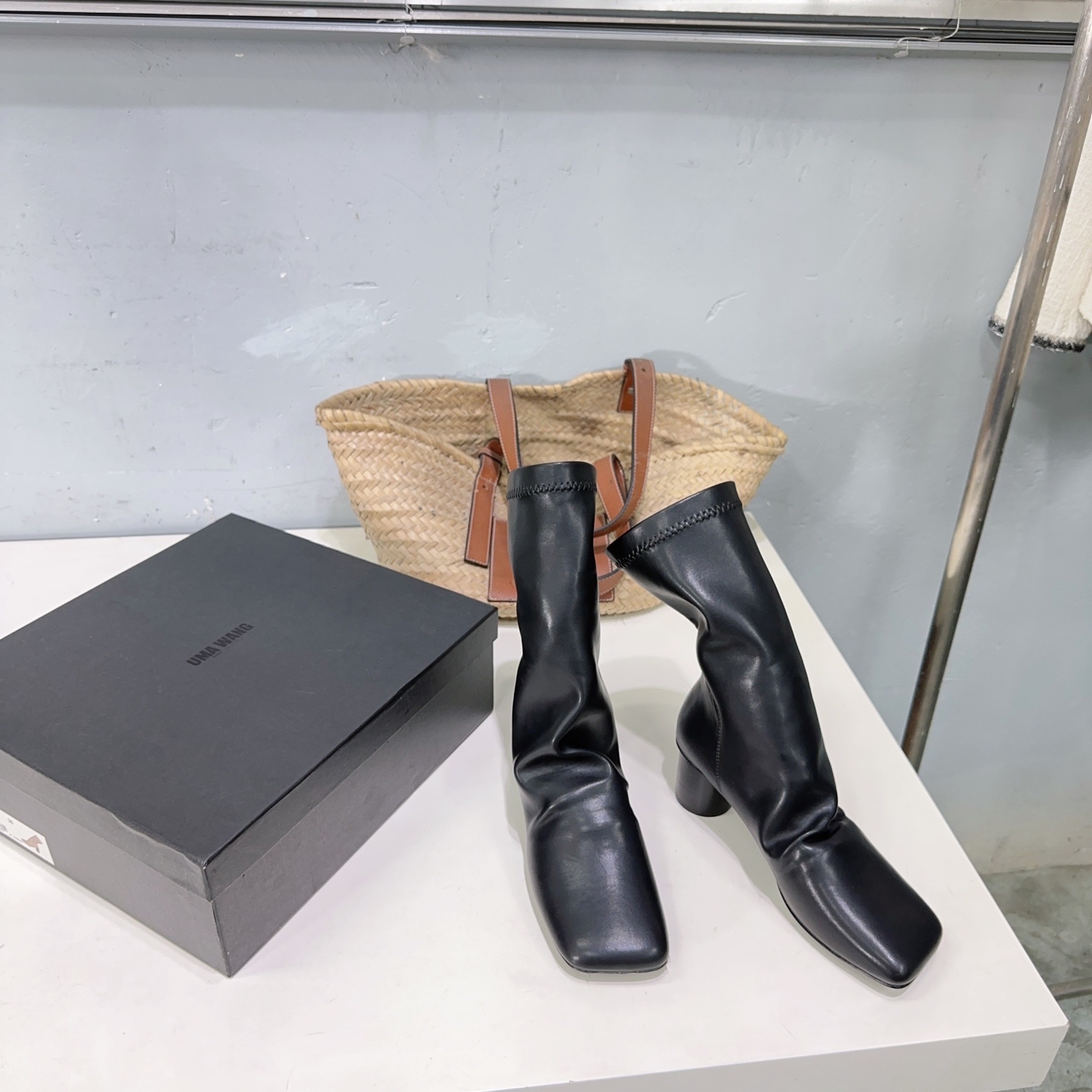 Uma WANG Black Series: High Quality UMA WANG25 Autumn/Winter Boots with Eastern Aesthetic. - 图片 5