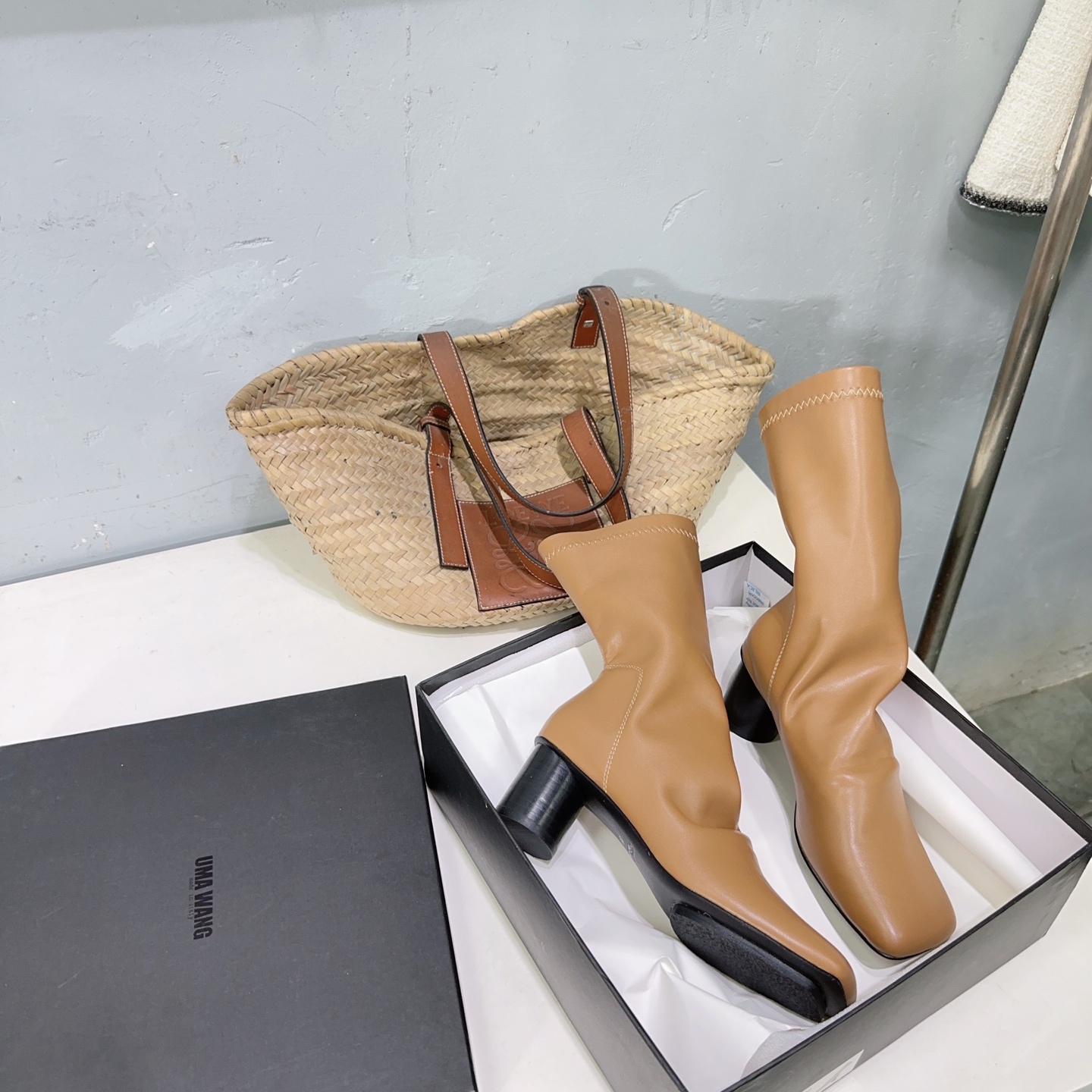 Uma WANG Fall/Winter Boots: Eastern Aesthetic Black Series with High Quality Craftsmanship - 图片 5
