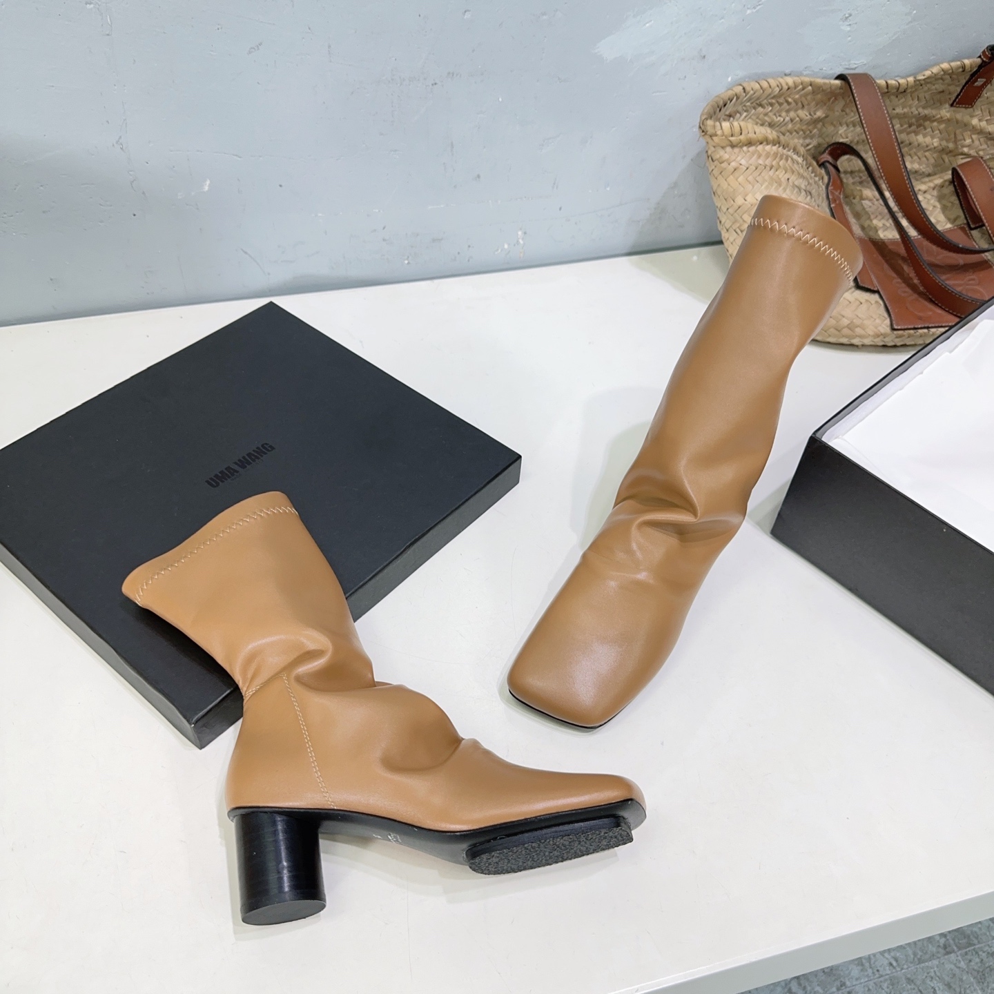 Uma WANG Fall/Winter Boots: Eastern Aesthetic Black Series with High Quality Craftsmanship - 图片 2