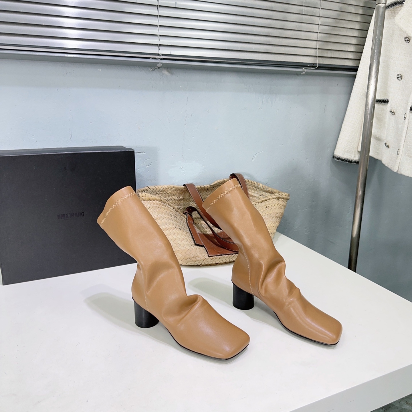 Uma WANG Fall/Winter Boots: Eastern Aesthetic Black Series with High Quality Craftsmanship - 图片 6