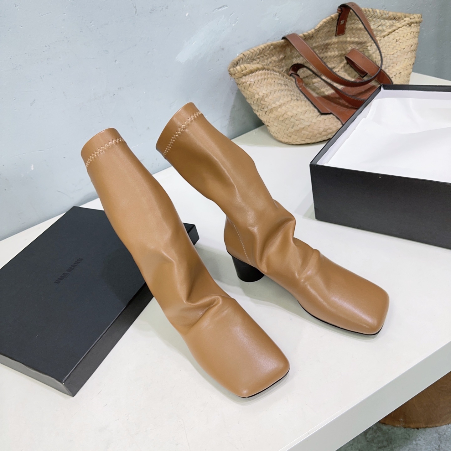 Uma WANG Fall/Winter Boots: Eastern Aesthetic Black Series with High Quality Craftsmanship - 图片 4