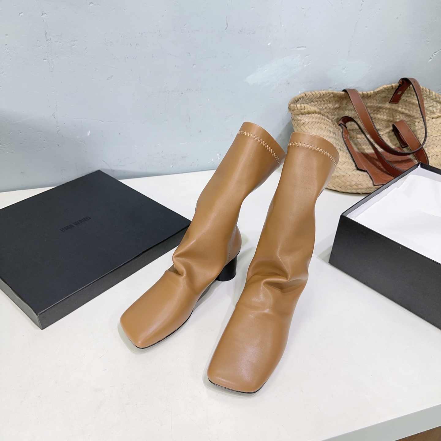 Uma WANG Fall/Winter Boots: Eastern Aesthetic Black Series with High Quality Craftsmanship