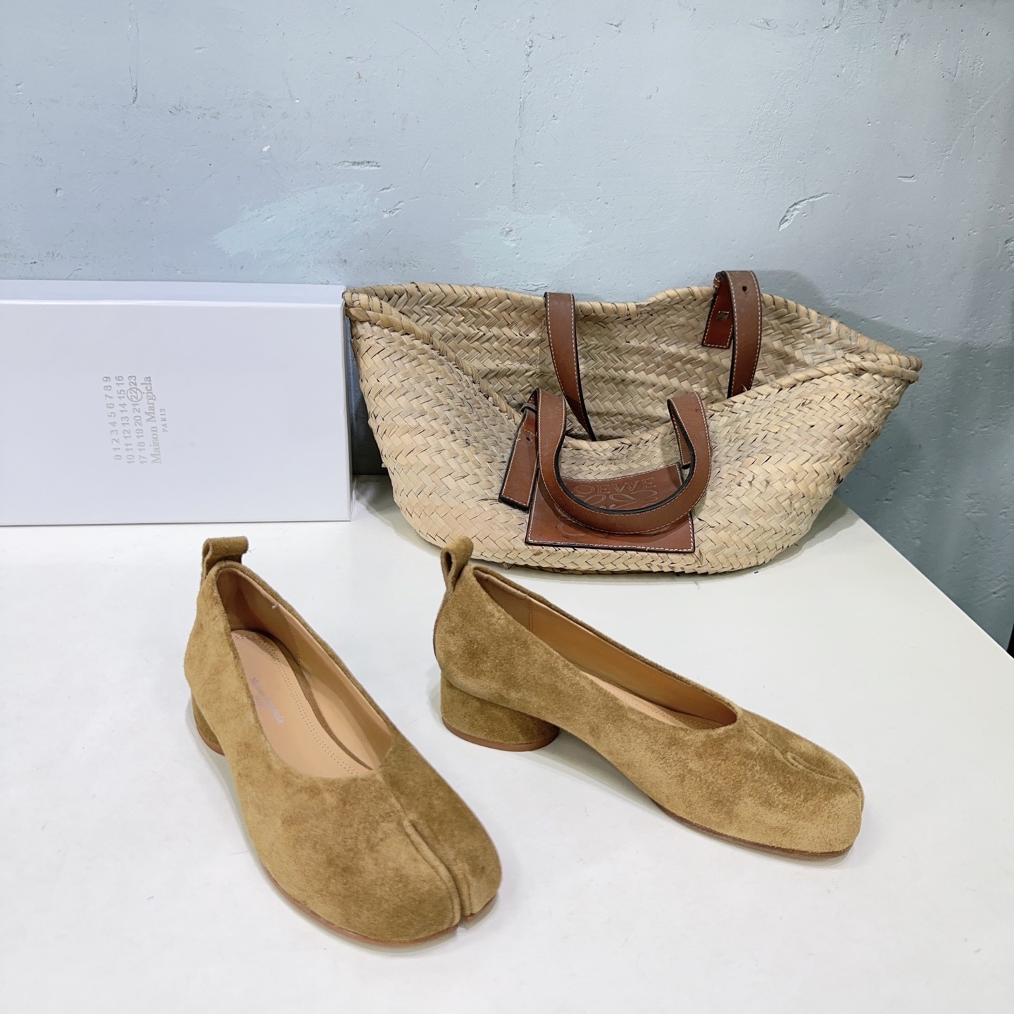 ¡Fábrica de alta calidad! Calidad superior 🔥MaisonMargiela ｜ MM6 Margiela 25 nuevos zapatos de ballet retro de gamuza …