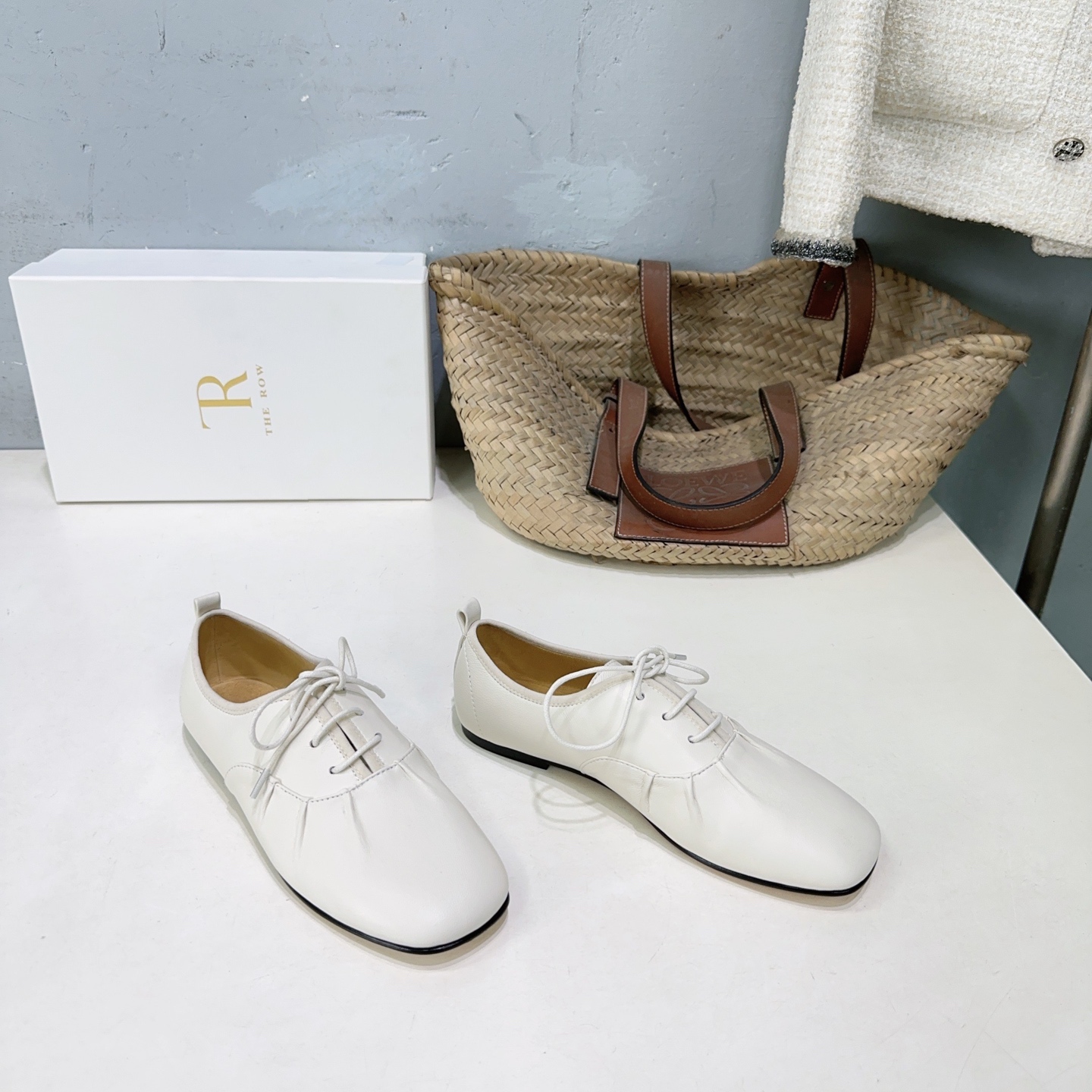 ¡Fábrica de alta calidad! Marca de moda de nicho 🔥¡La fila 26, primavera y verano, nuevos mocasines Mary Jane planos c…