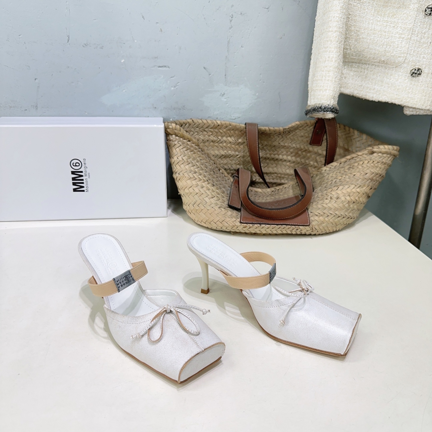 ¡Sandalias de fábrica de alta calidad! Marca de moda de nicho 🔥Maison Margiela 𝟐𝟔𝐀𝐖Primavera y verano mm6 Margiela…