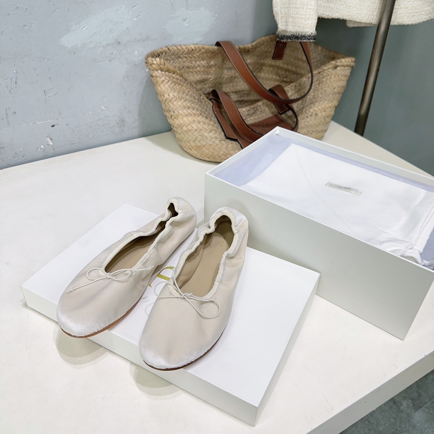 The Row Shoe Collection crafted with premium materials and signature 4