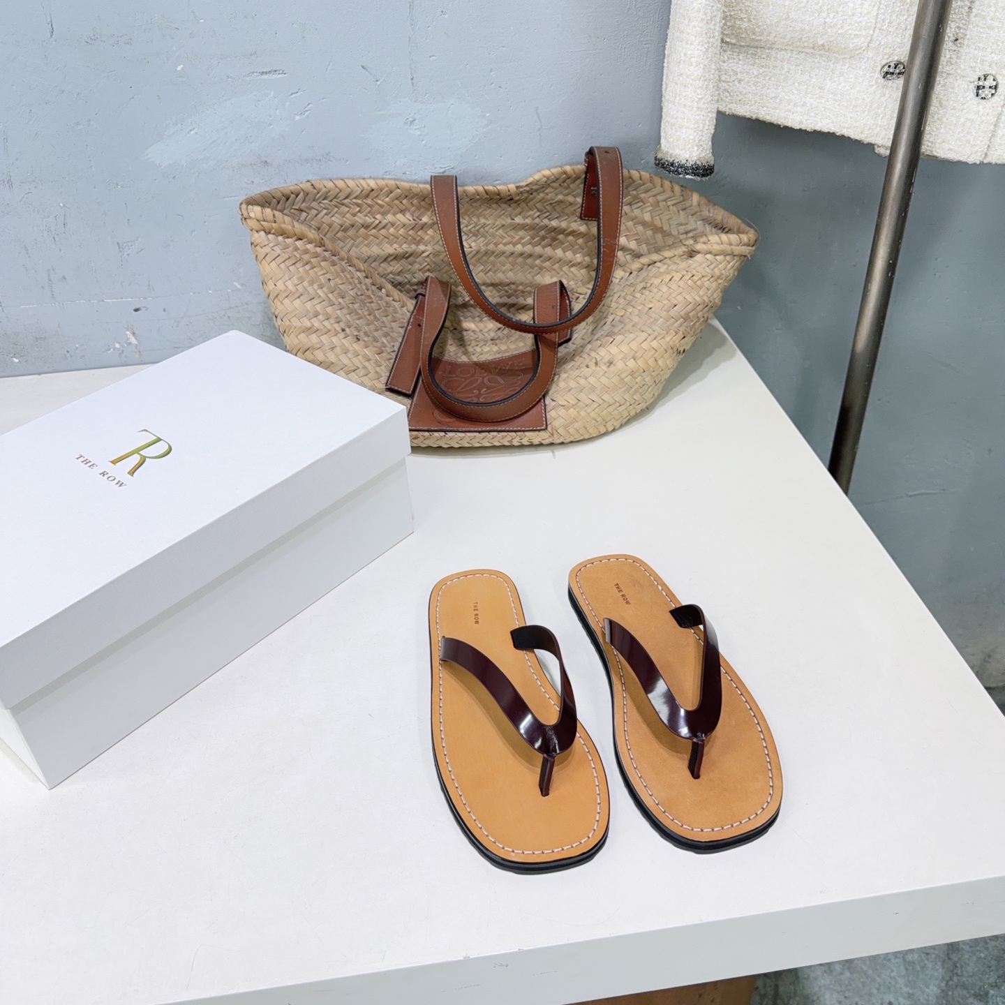 ¡Fábrica de alta calidad! Marca de moda de nicho 🔥THE ROW26 ¡nuevas chanclas de playa sencillas para primavera y veran…