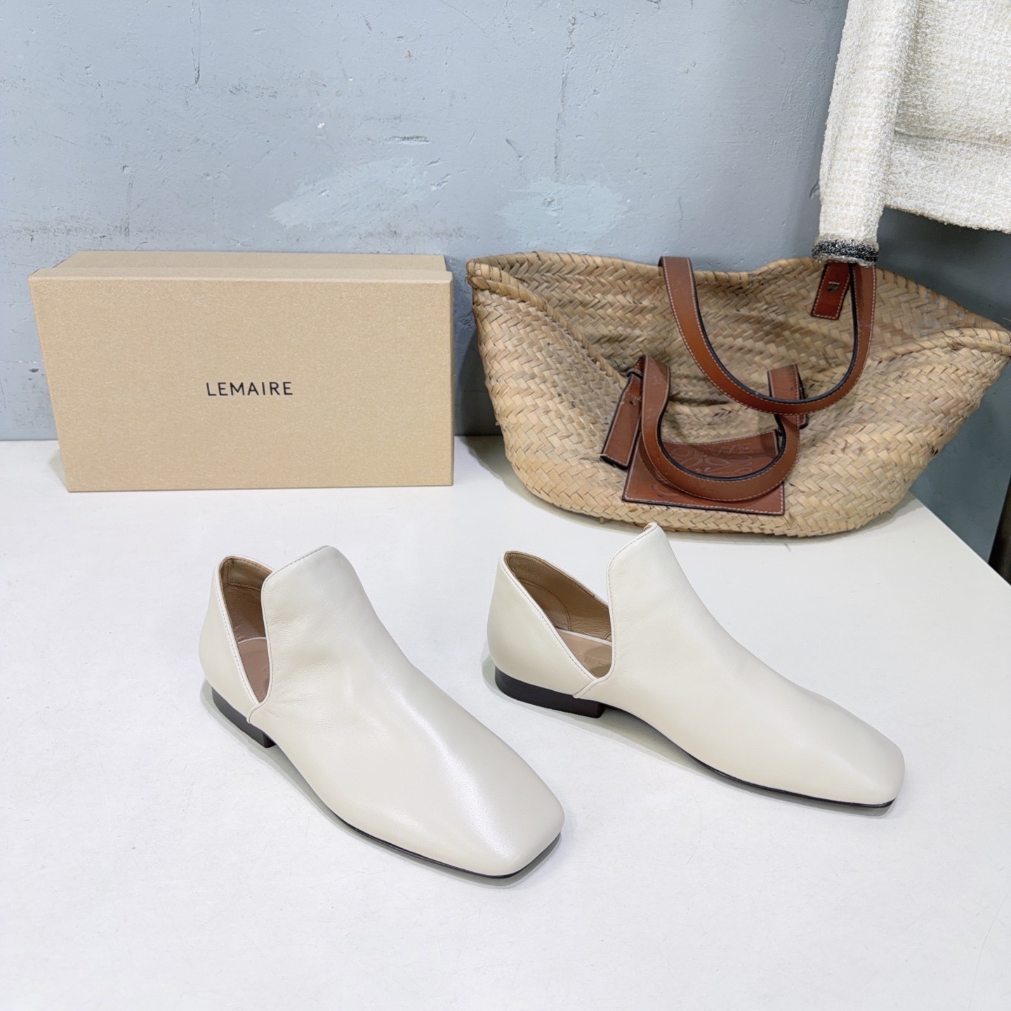 ¡Fábrica de alta calidad! Marca de moda de nicho 🔥Lemaire 2026 primavera y verano nuevos mocasines casuales simples co…