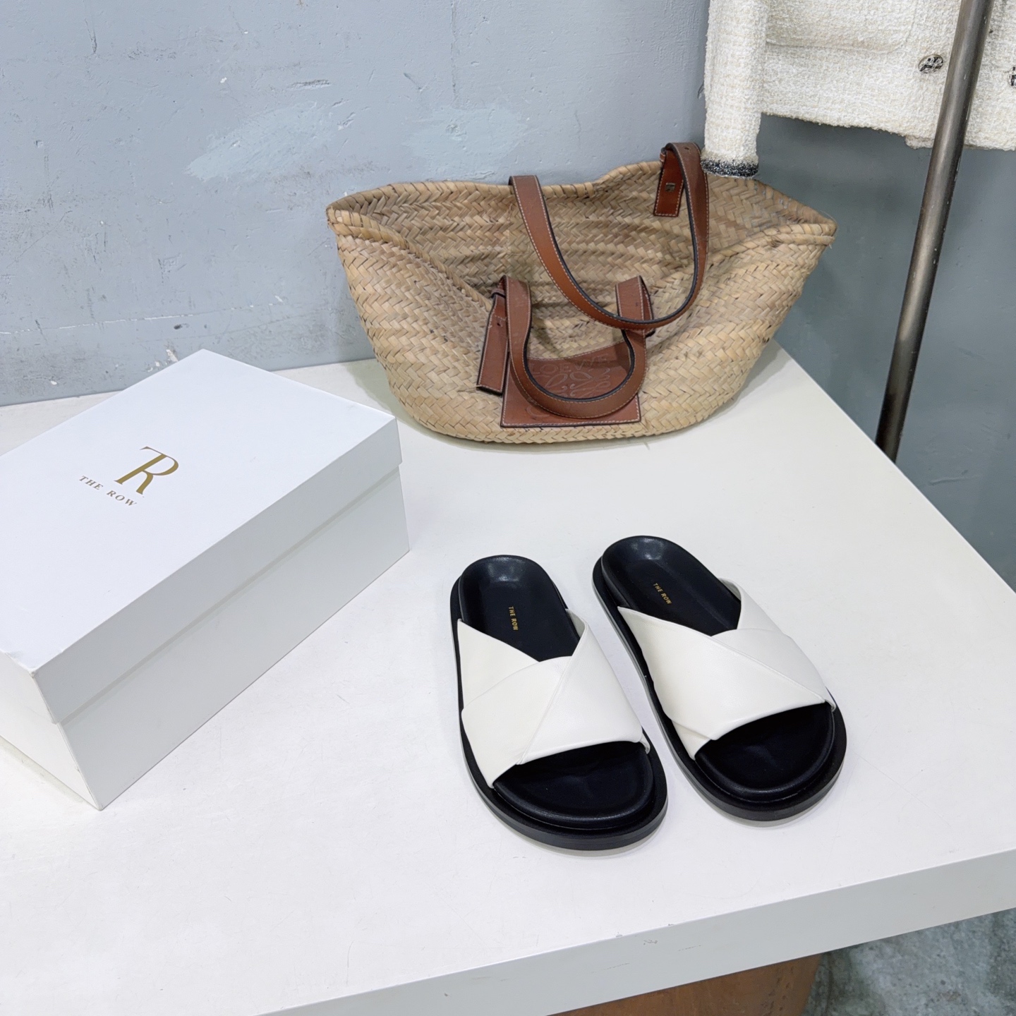 ¡Fábrica de alta calidad! Marca de moda de nicho 🔥THE ROW 26 nuevas zapatillas planas informales TR con punta cuadrada…