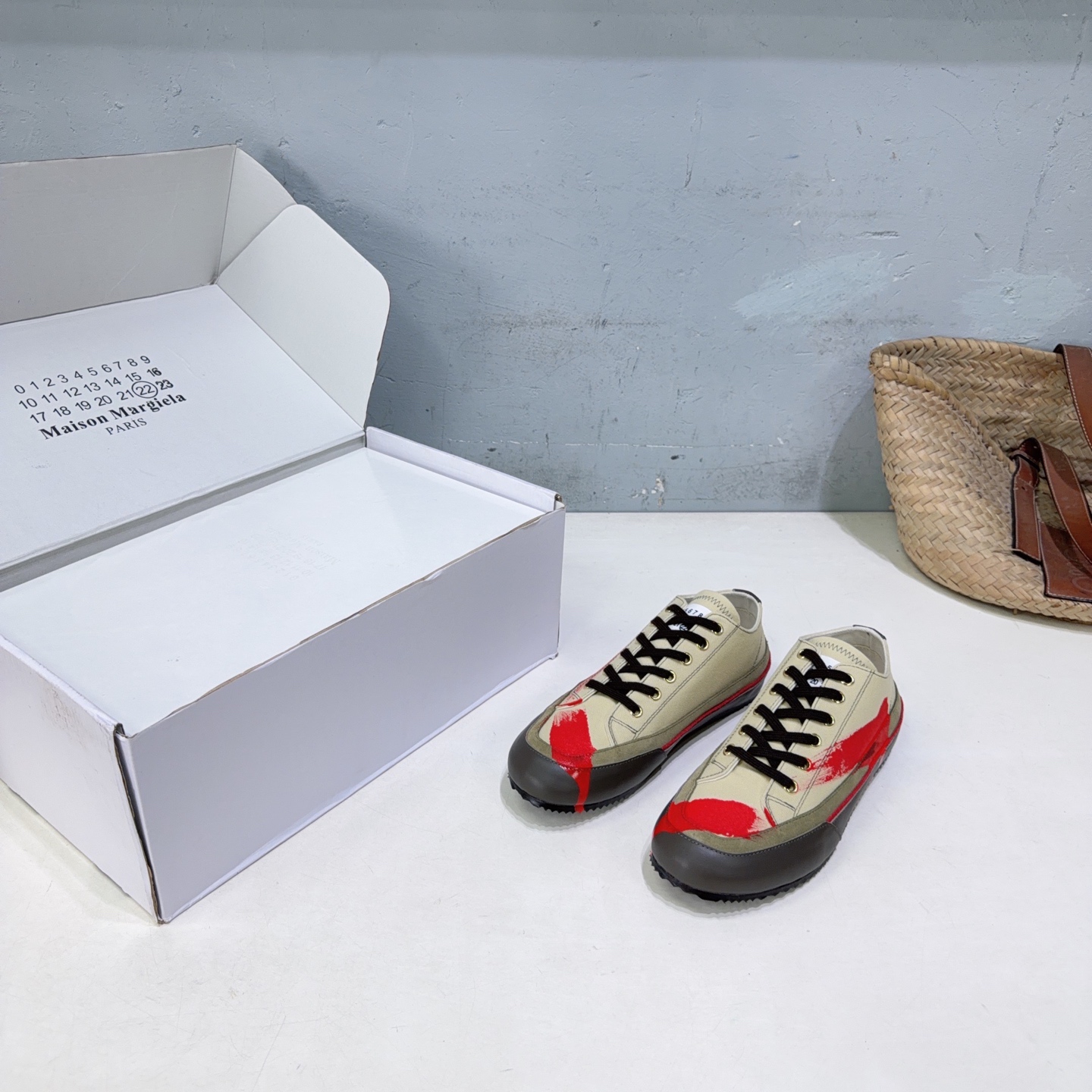 ¡Fábrica de alta calidad! Marca de moda de nicho🔥modelo de pareja🔥Maison Margiela Margiela mm6𝟐𝟔𝐀𝐖nuevos zapatos …
