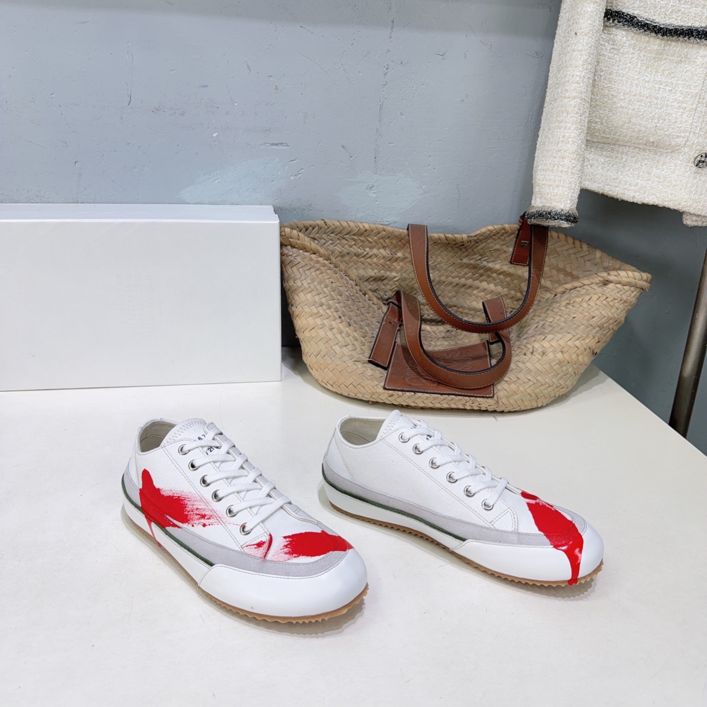 ¡Fábrica de alta calidad! Marca de moda de nicho🔥modelo de pareja🔥Maison Margiela Margiela mm6𝟐𝟔𝐀𝐖nuevos zapatos …